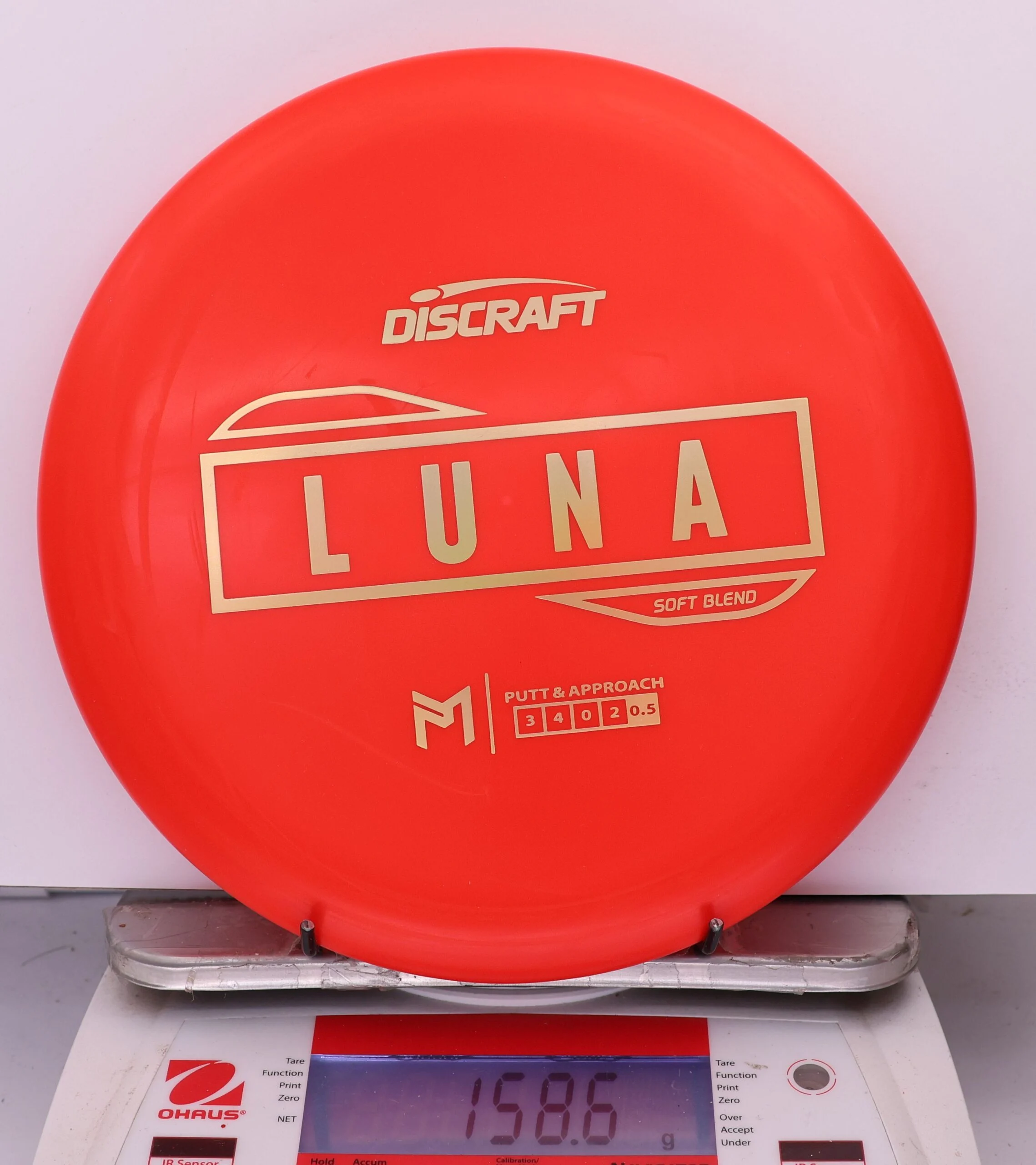 993483 Putter Line Soft Luna, Paul McBeth - #423 RedOrange, 159