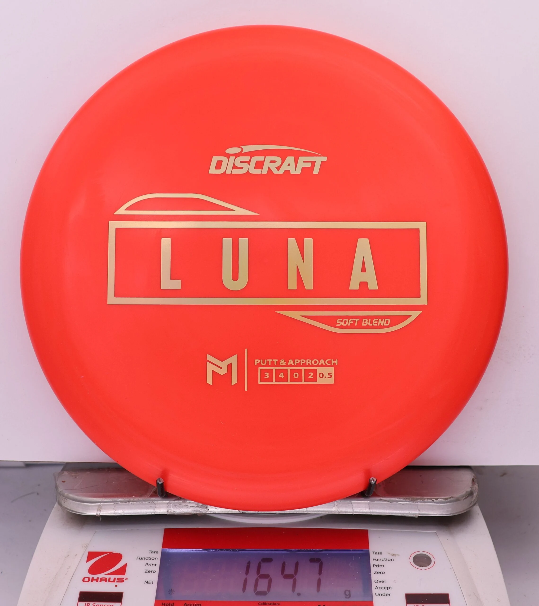 993484 Putter Line Soft Luna, Paul McBeth - #424 RedOrange, 165