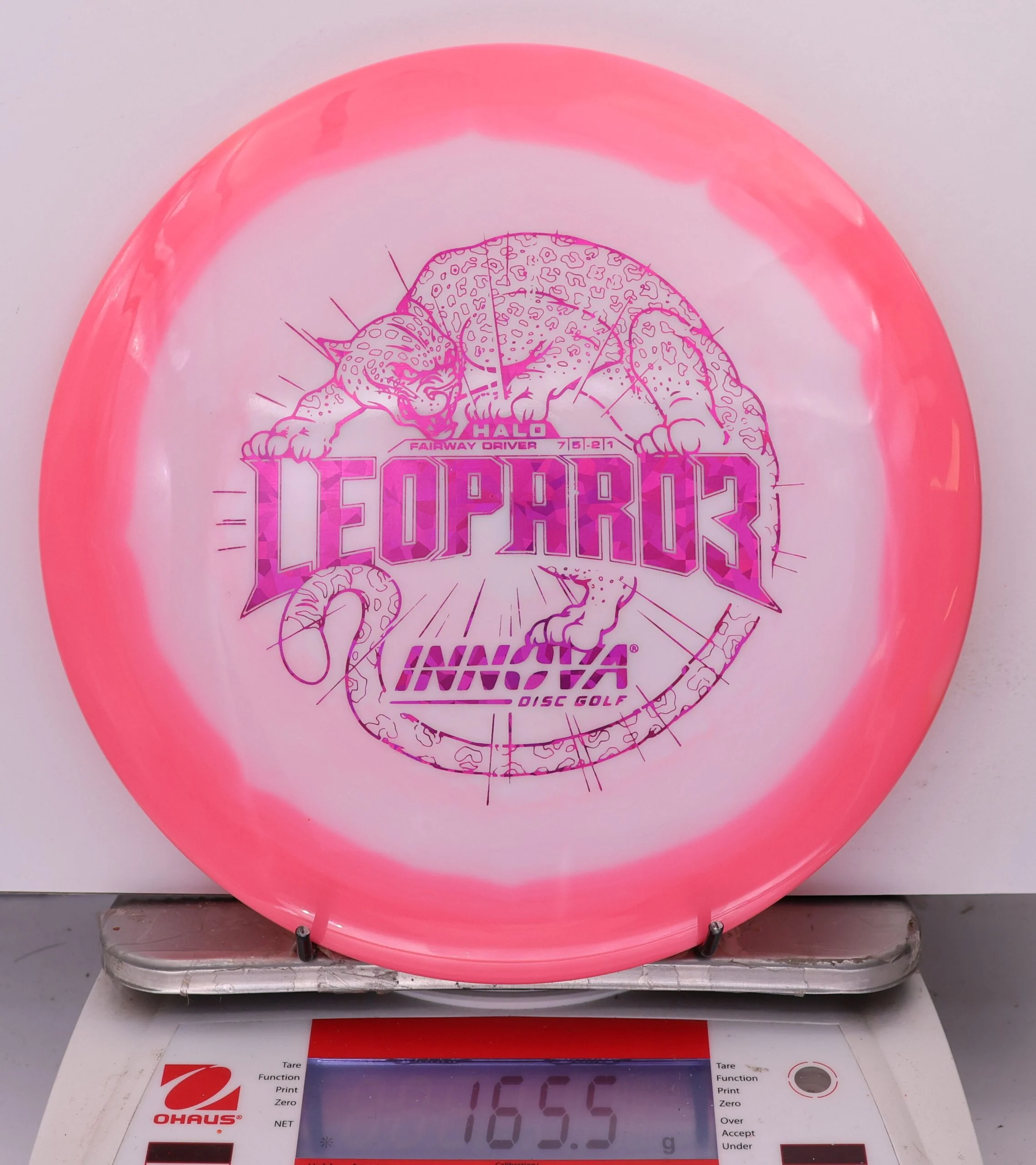 994277 Halo Star Leopard3 - #950 Pink-White, 166