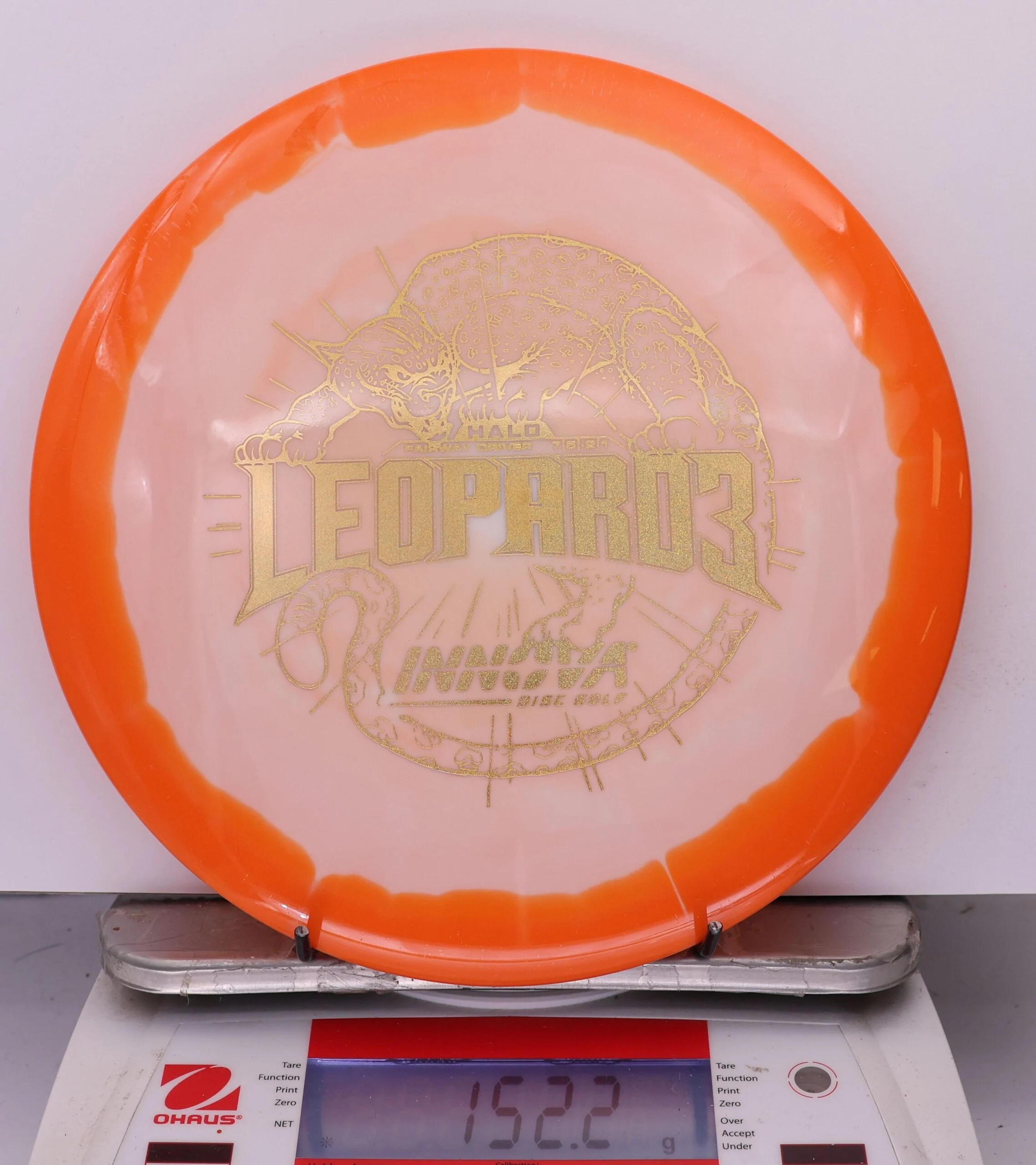 994279 Halo Star Leopard3 - #952 Orange-White, 152