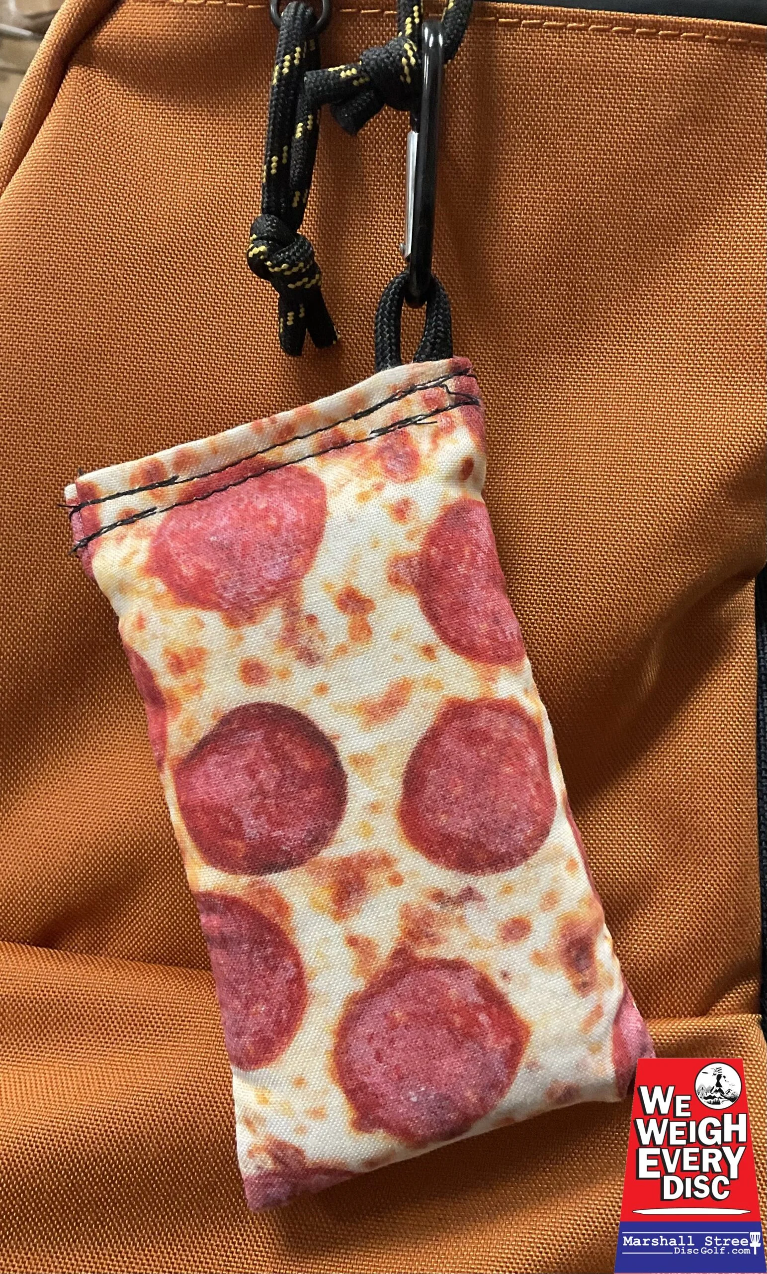 995269 Chalky Bags with Carabiner - Pepperoni Pizza, Chalky Bag