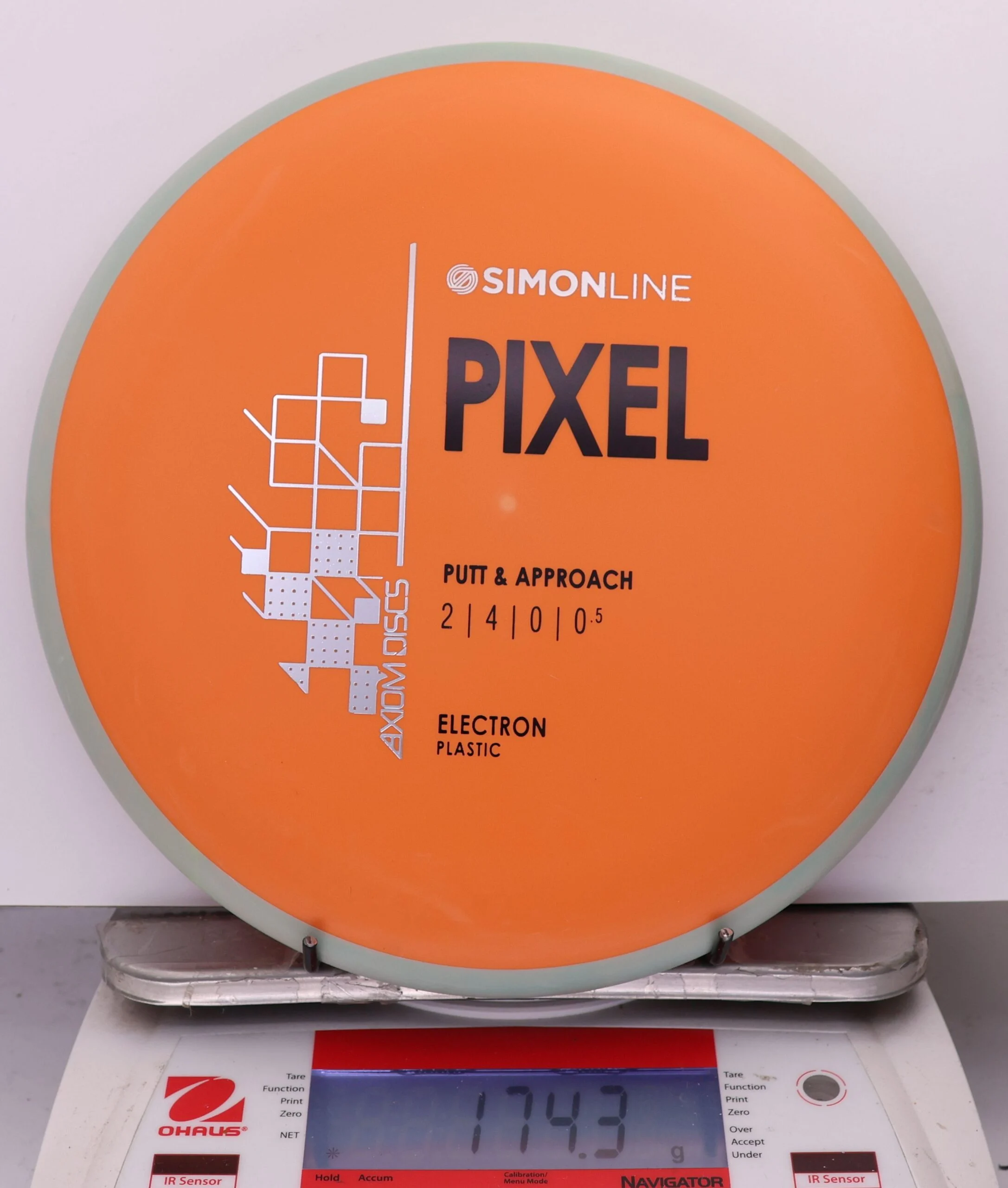 998639 Simon Line Electron Pixel - #582 LtAqua-Orange, 174
