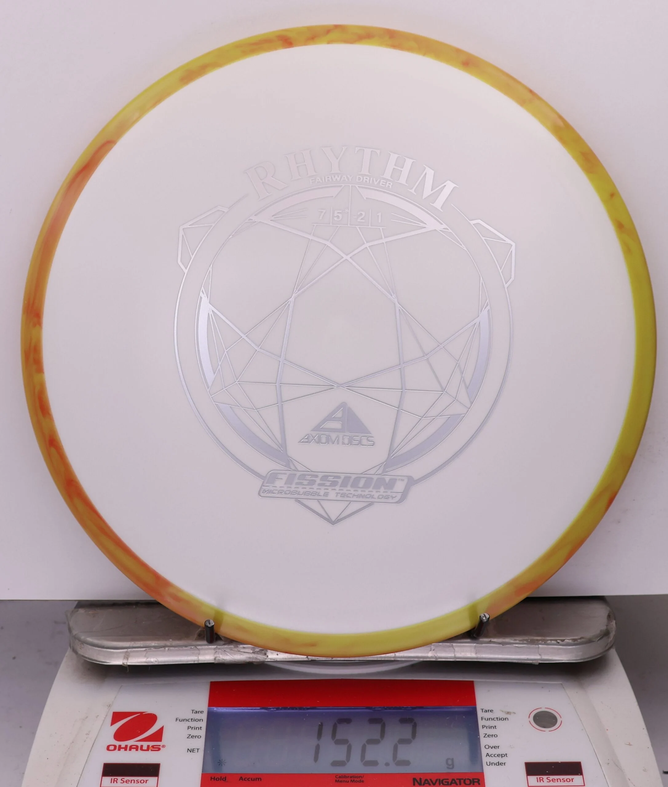 1000326 Fission Rhythm - #597 RedYellow-White, 152