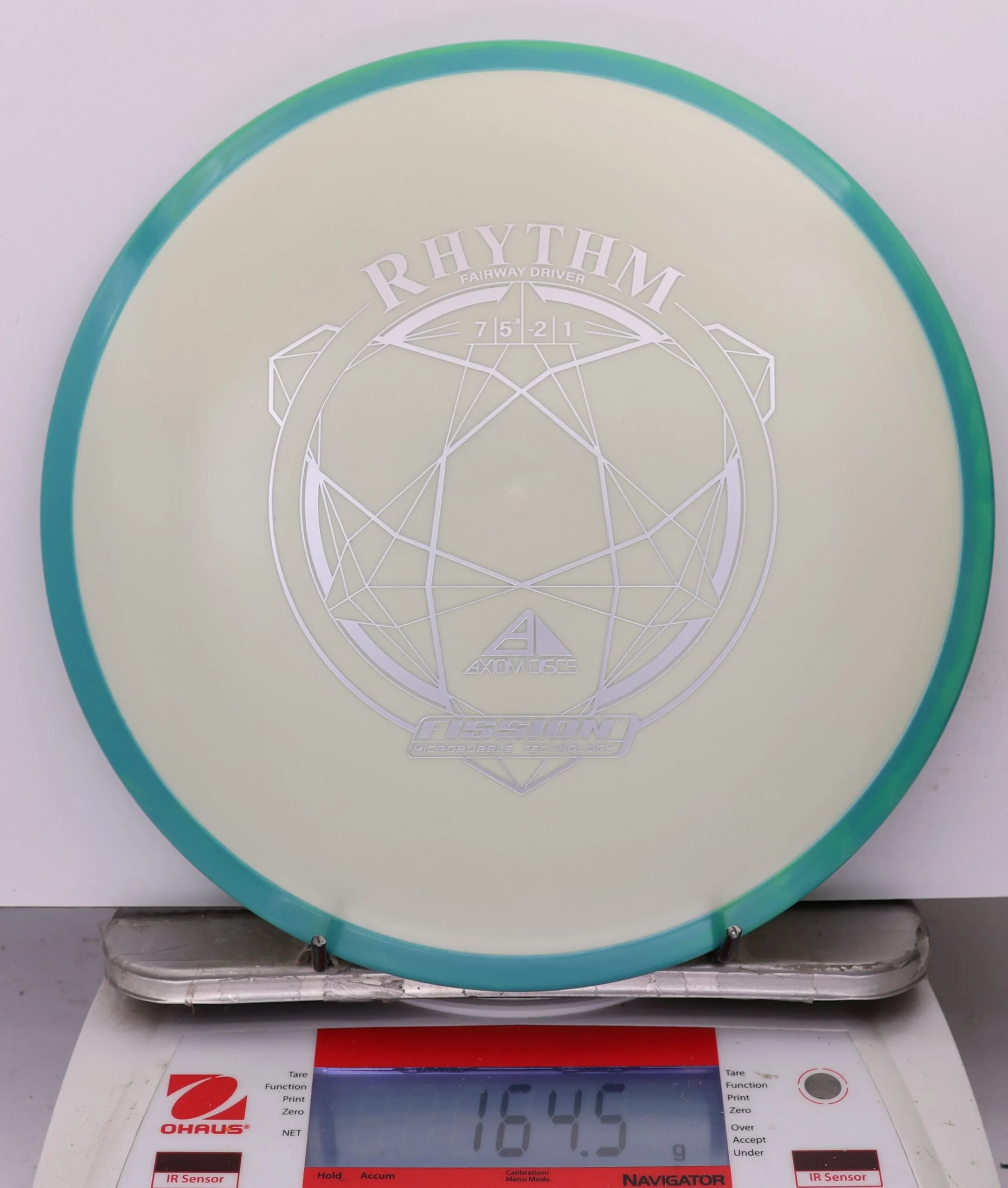 1000327 Fission Rhythm - #598 Teal-AlmostWhite, 165