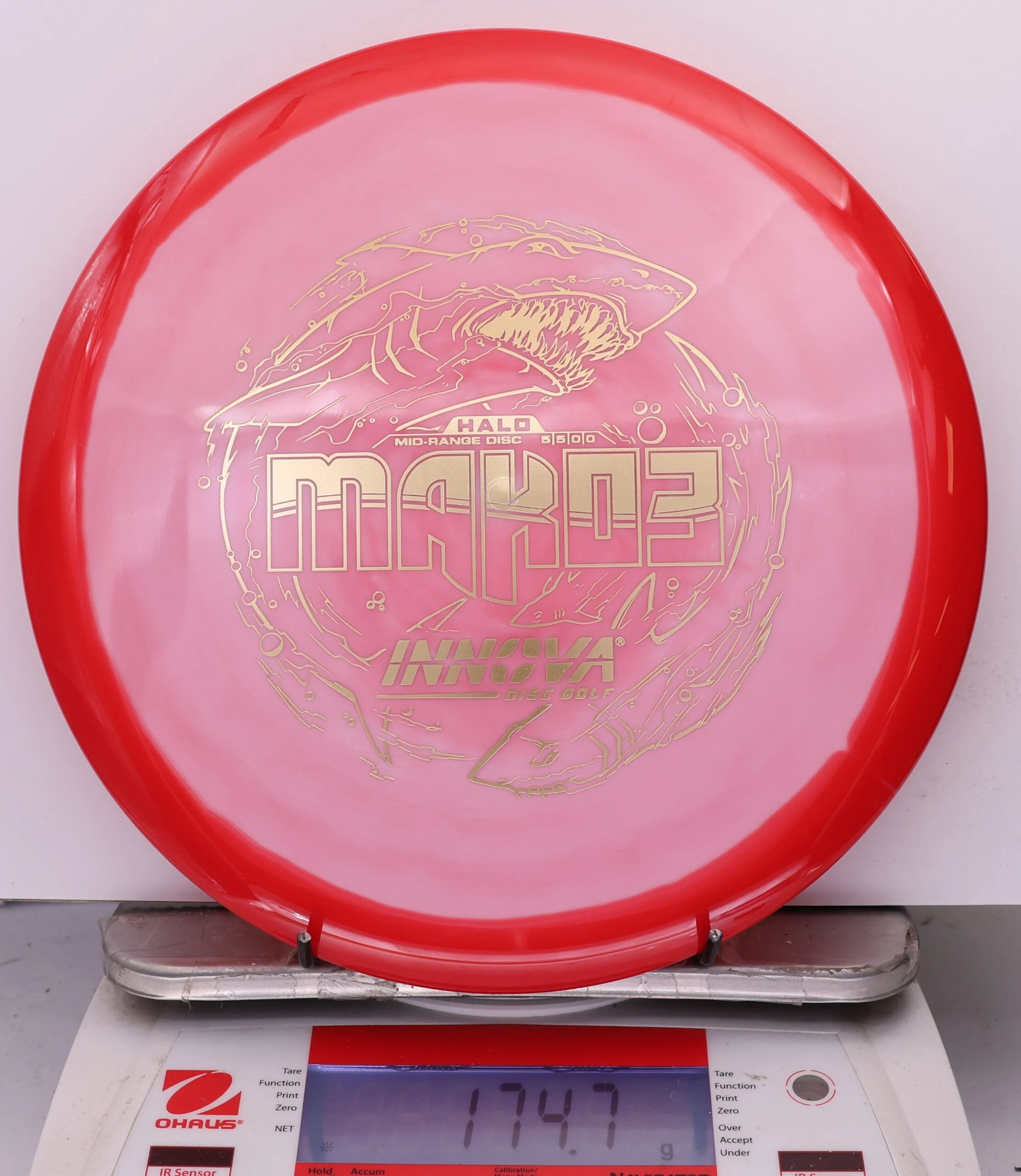 1002931 Halo Star Mako3 - #972 Red-White, 175
