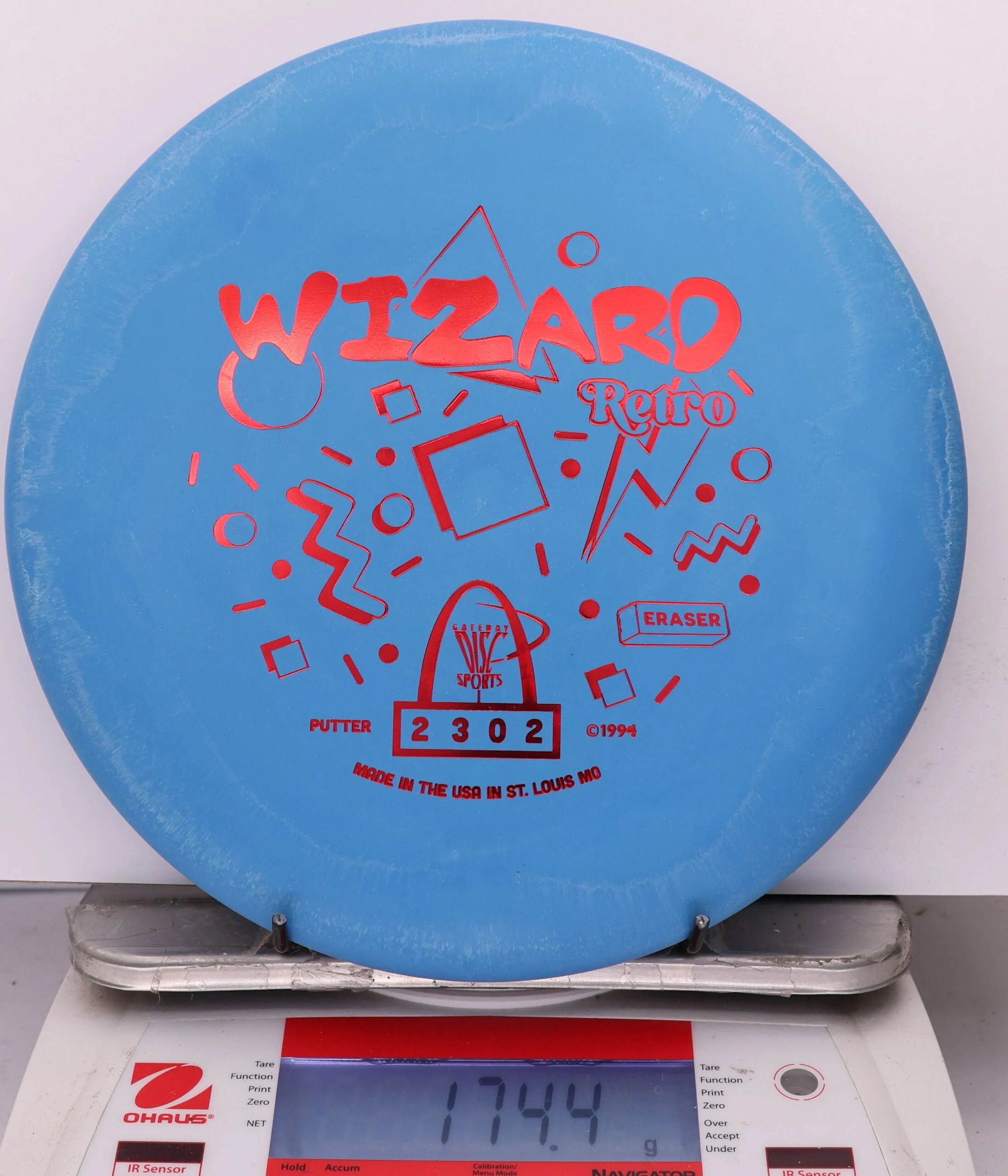 1003681 Eraser Retro Wizard - #527 SS Blue, 174