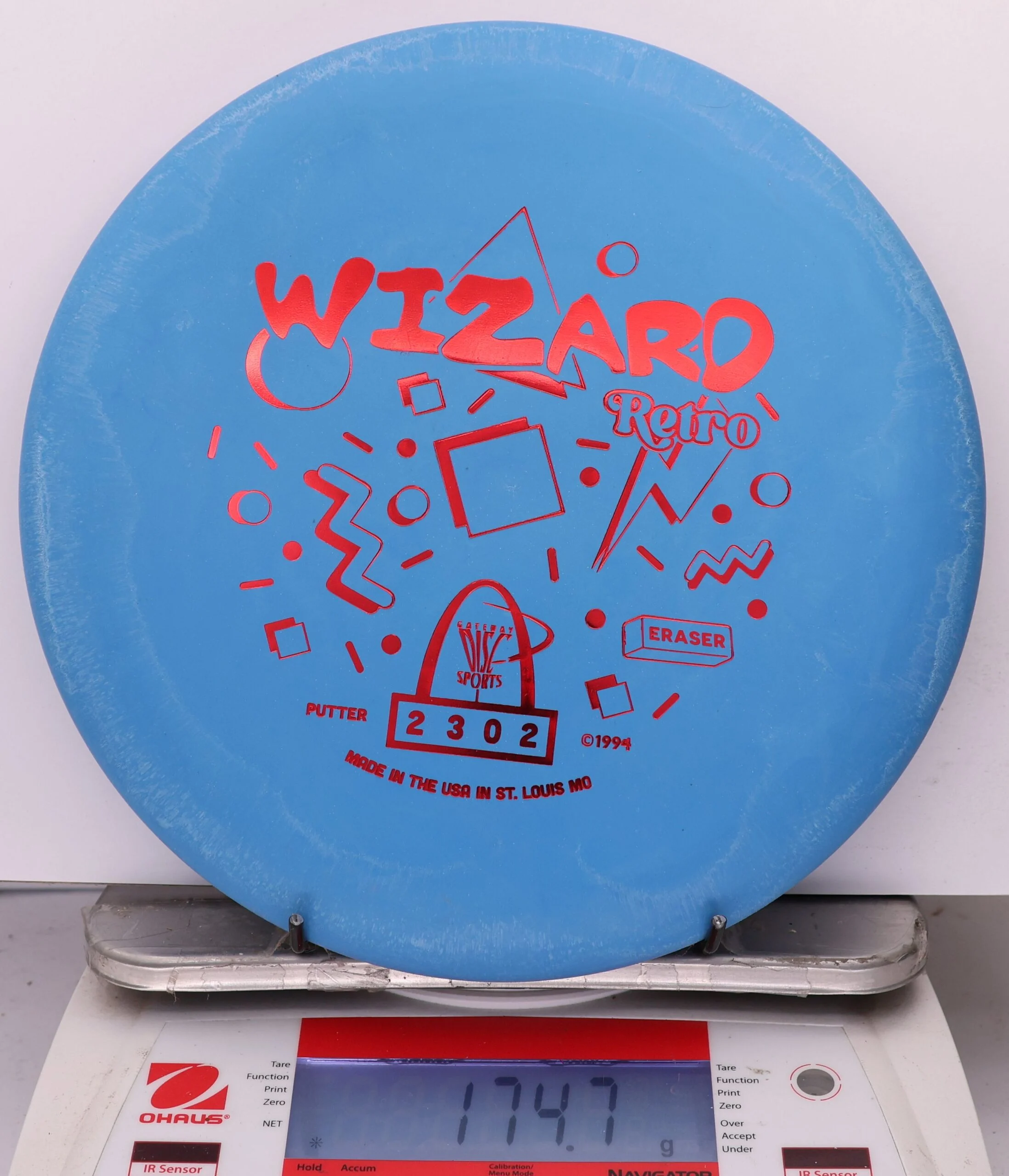 1003682 Eraser Retro Wizard - #528 SS Blue, 175