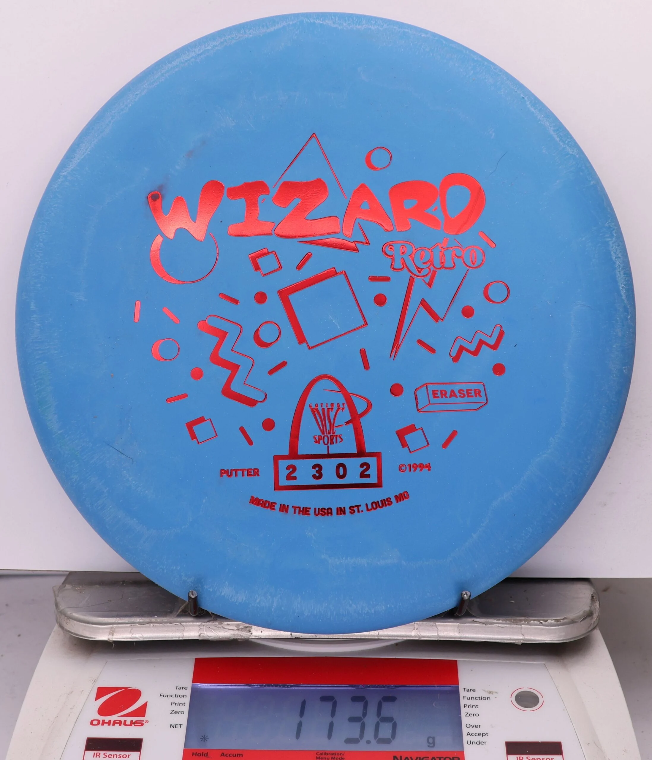 1003683 Eraser Retro Wizard - #529 SS Blue, 174