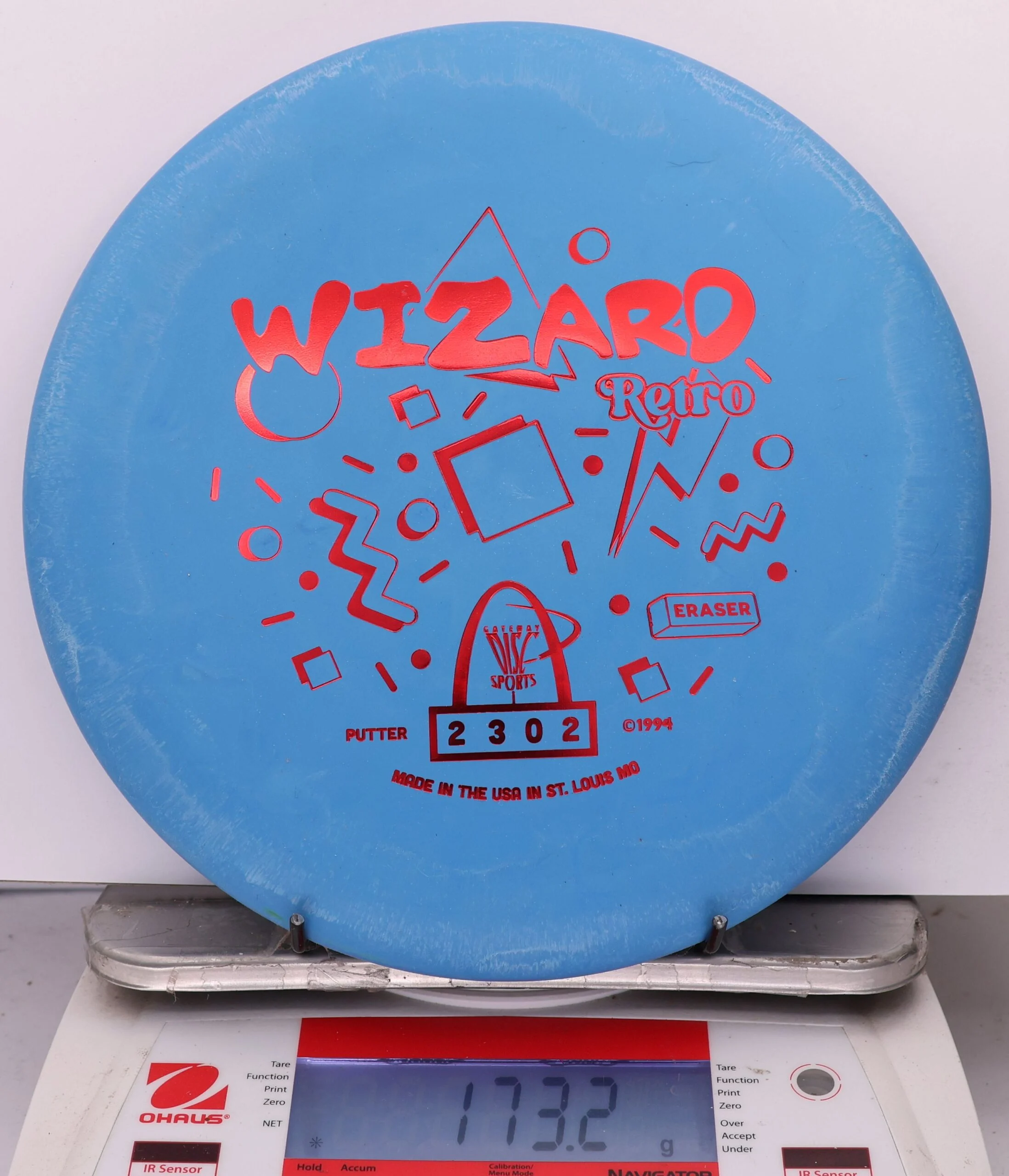 1003710 Eraser Retro Wizard - #532 SS Blue, 173