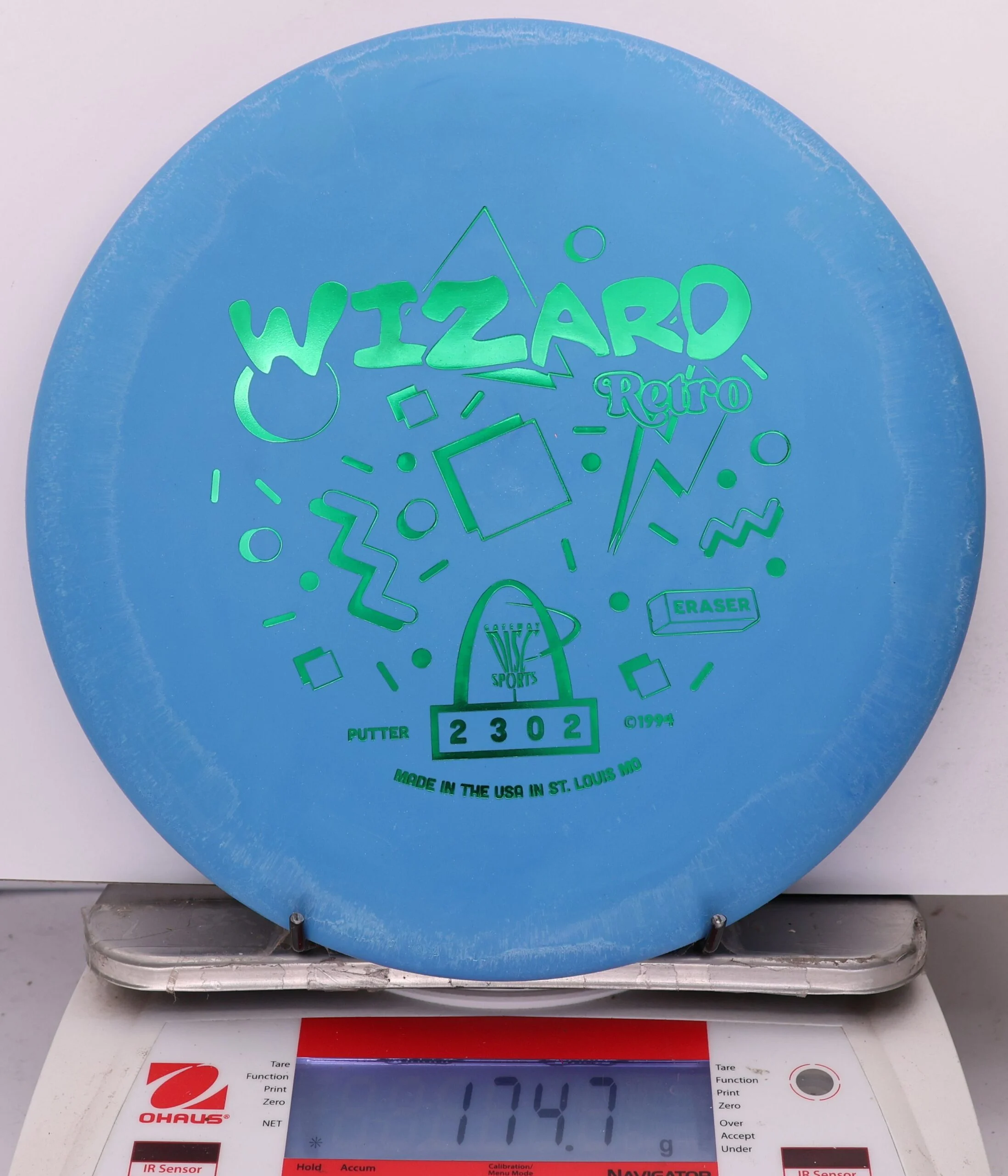 1003711 Eraser Retro Wizard - #533 SS Blue, 175