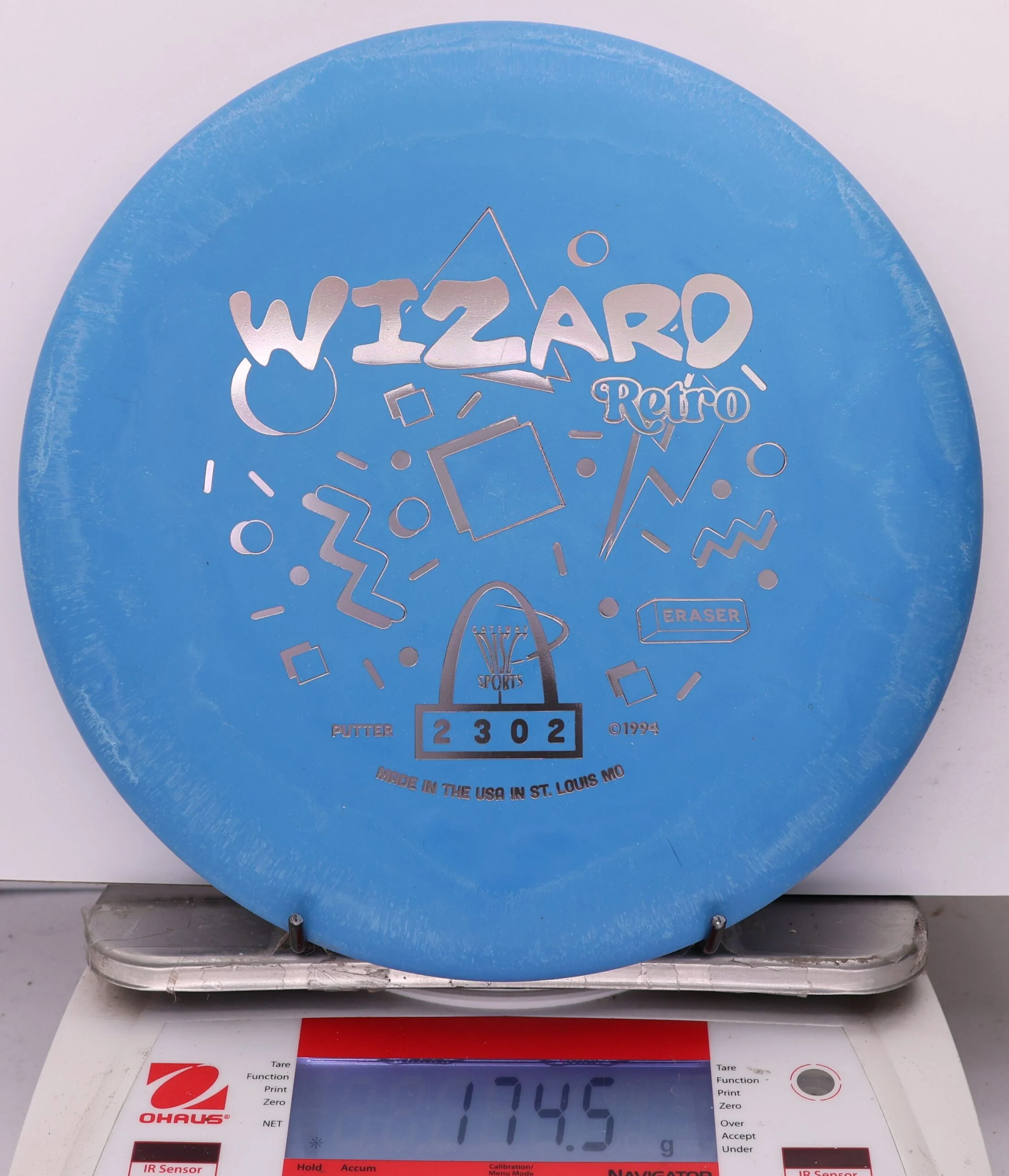 1003738 Eraser Retro Wizard - #536 SS Blue, 175
