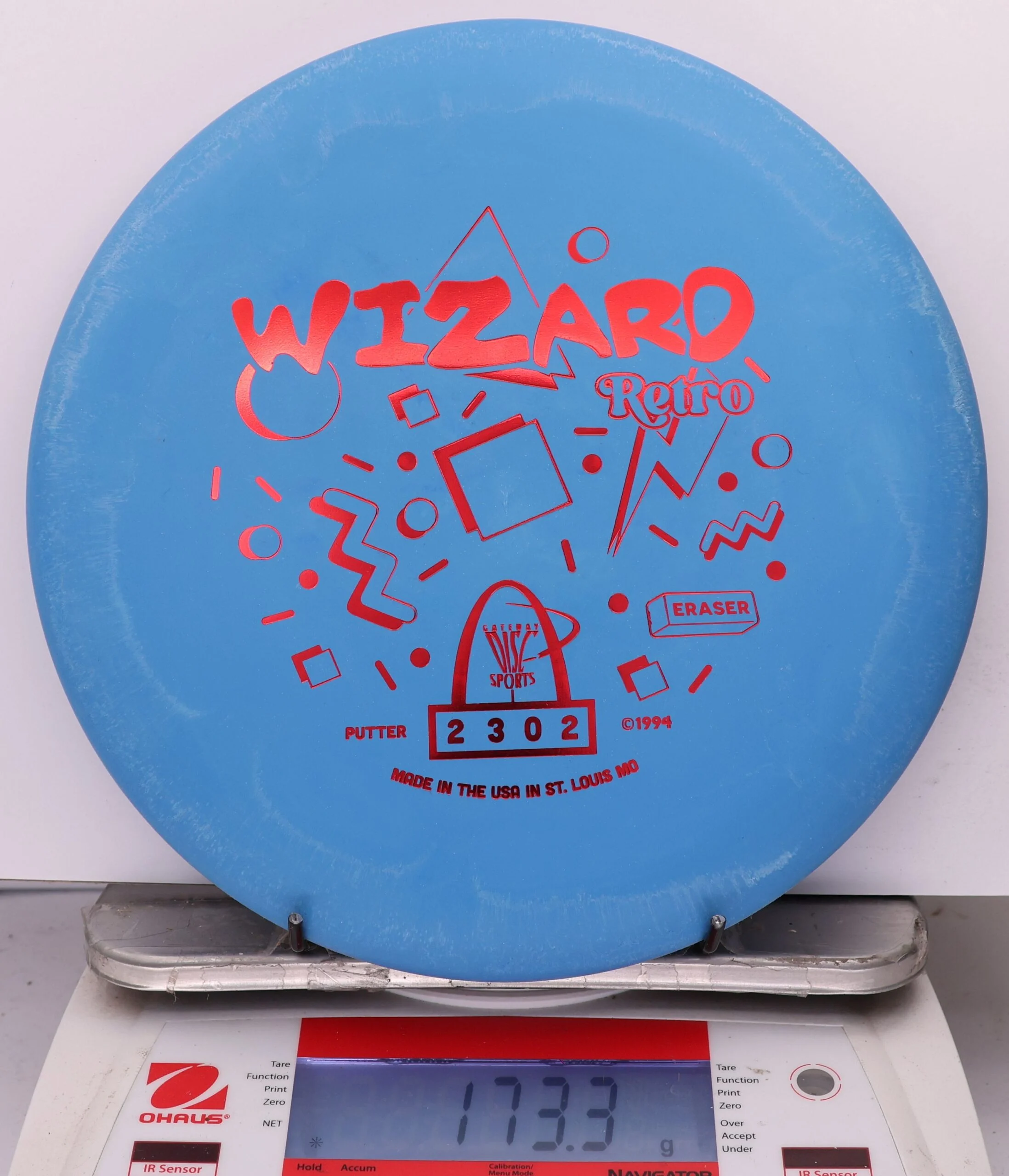 1003739 Eraser Retro Wizard - #537 SS Blue, 173