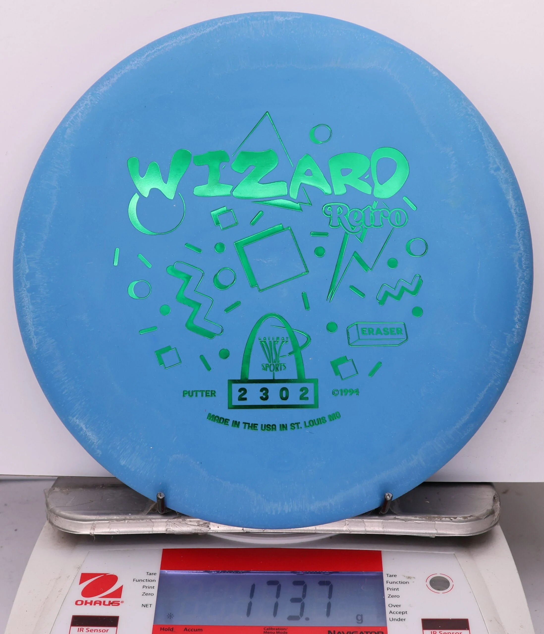 1003740 Eraser Retro Wizard - #538 SS Blue, 174