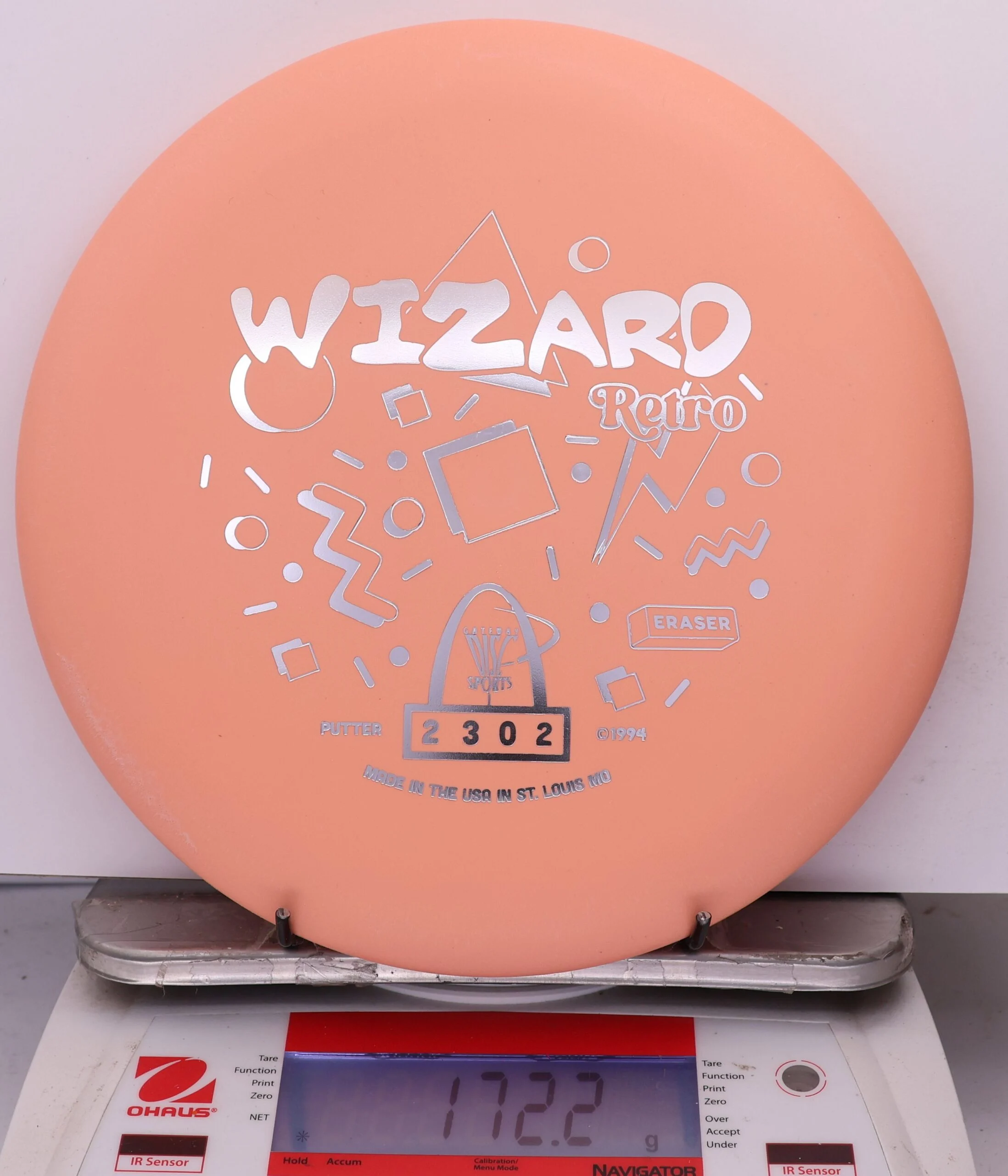 1003766 Eraser Retro Wizard - #540 SS LtOrange, 172
