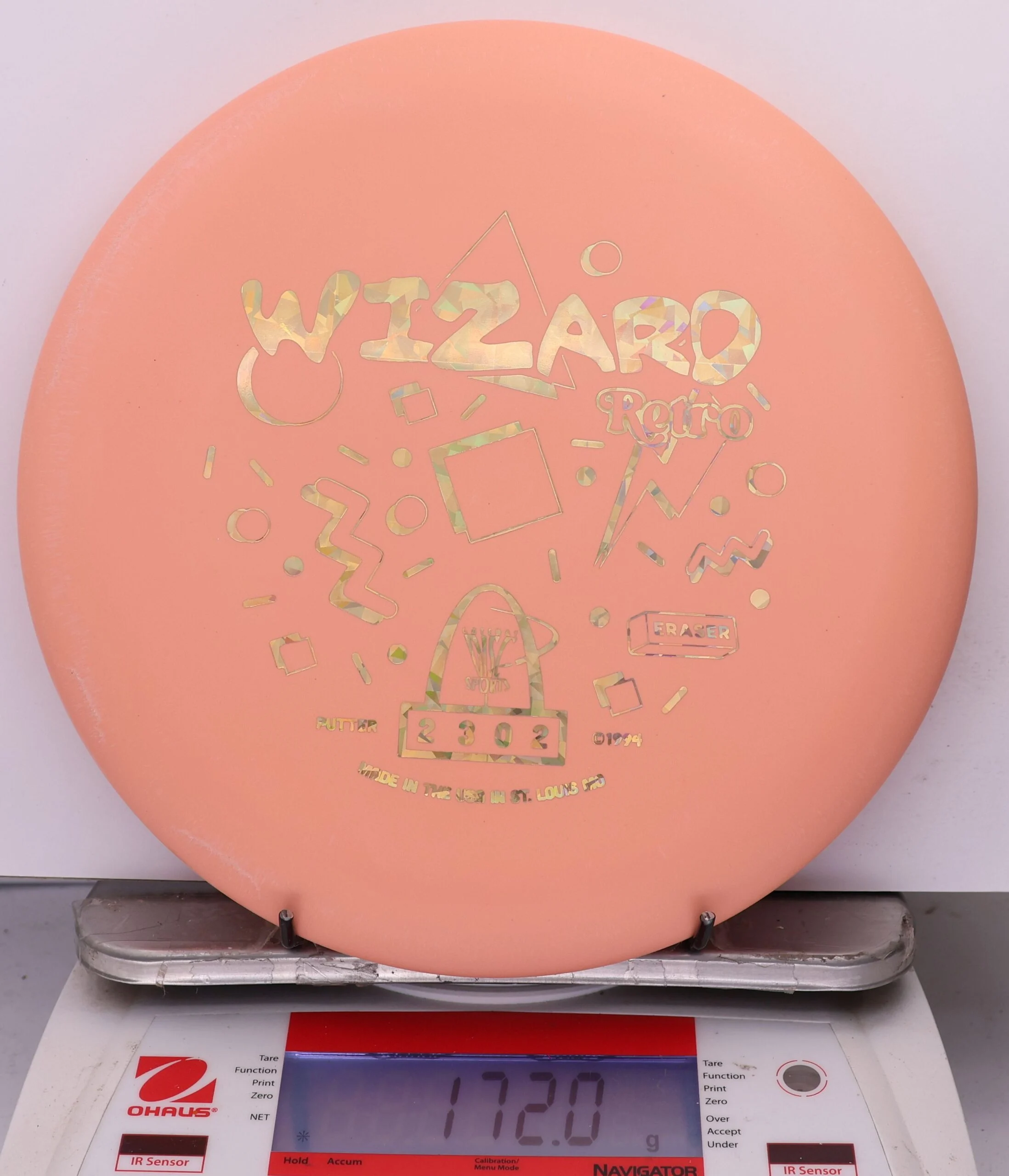 1003796 Eraser Retro Wizard - #546 SS LtOrange, 172