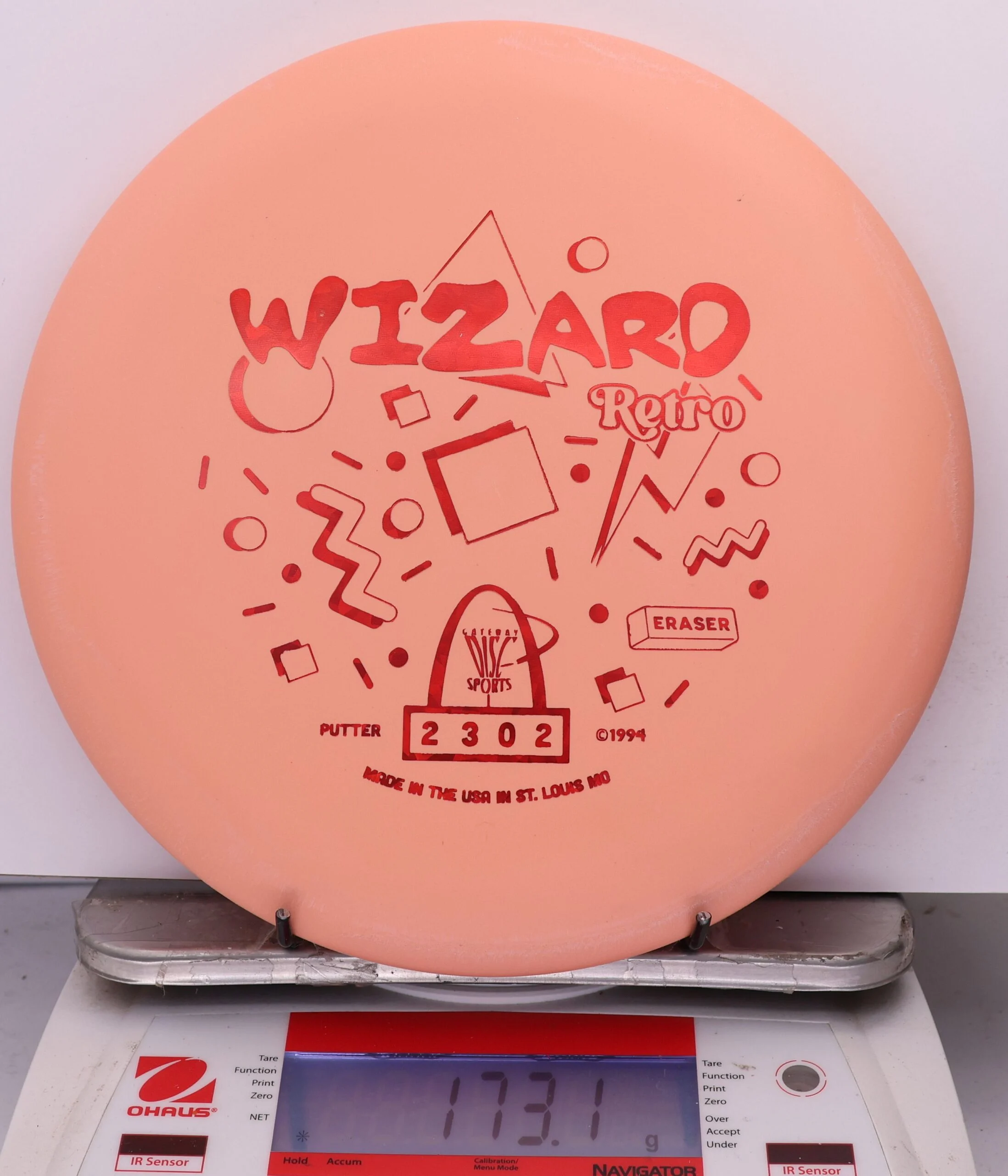 1003799 Eraser Retro Wizard - #549 SS LtOrange, 173