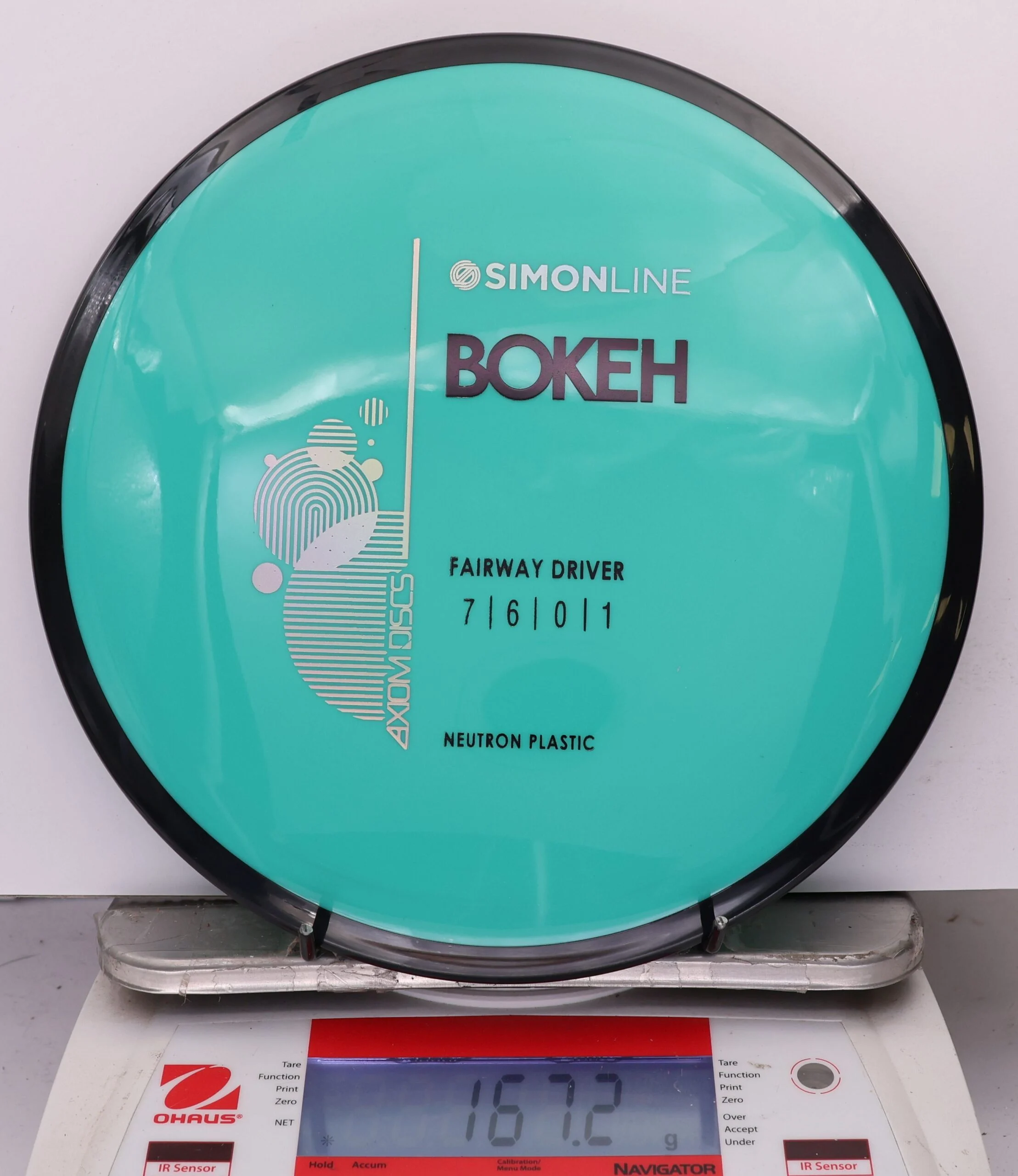 1004762 Simon Line Neutron Bokeh - #238 Black-Aqua, 167