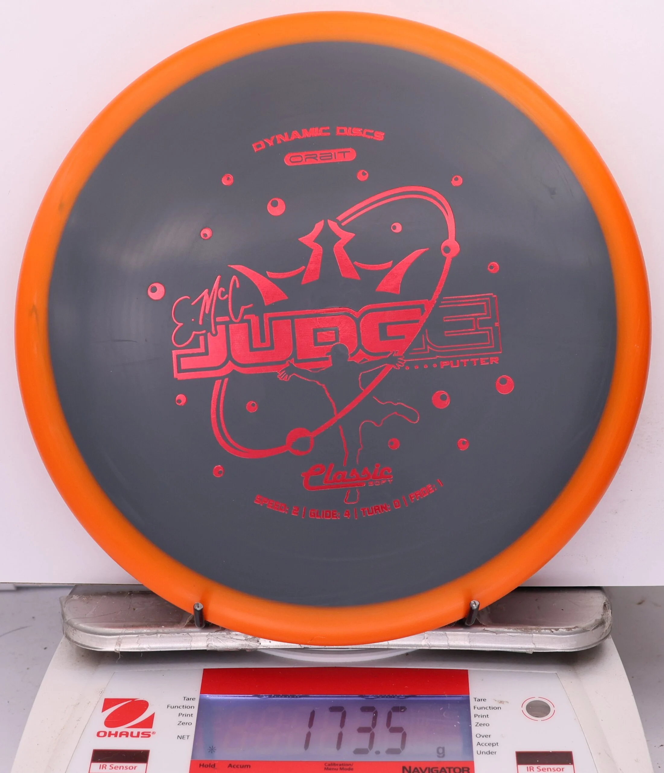 1005722 Classic Soft Orbit EMac Judge - #238 Orange-Gray, 174