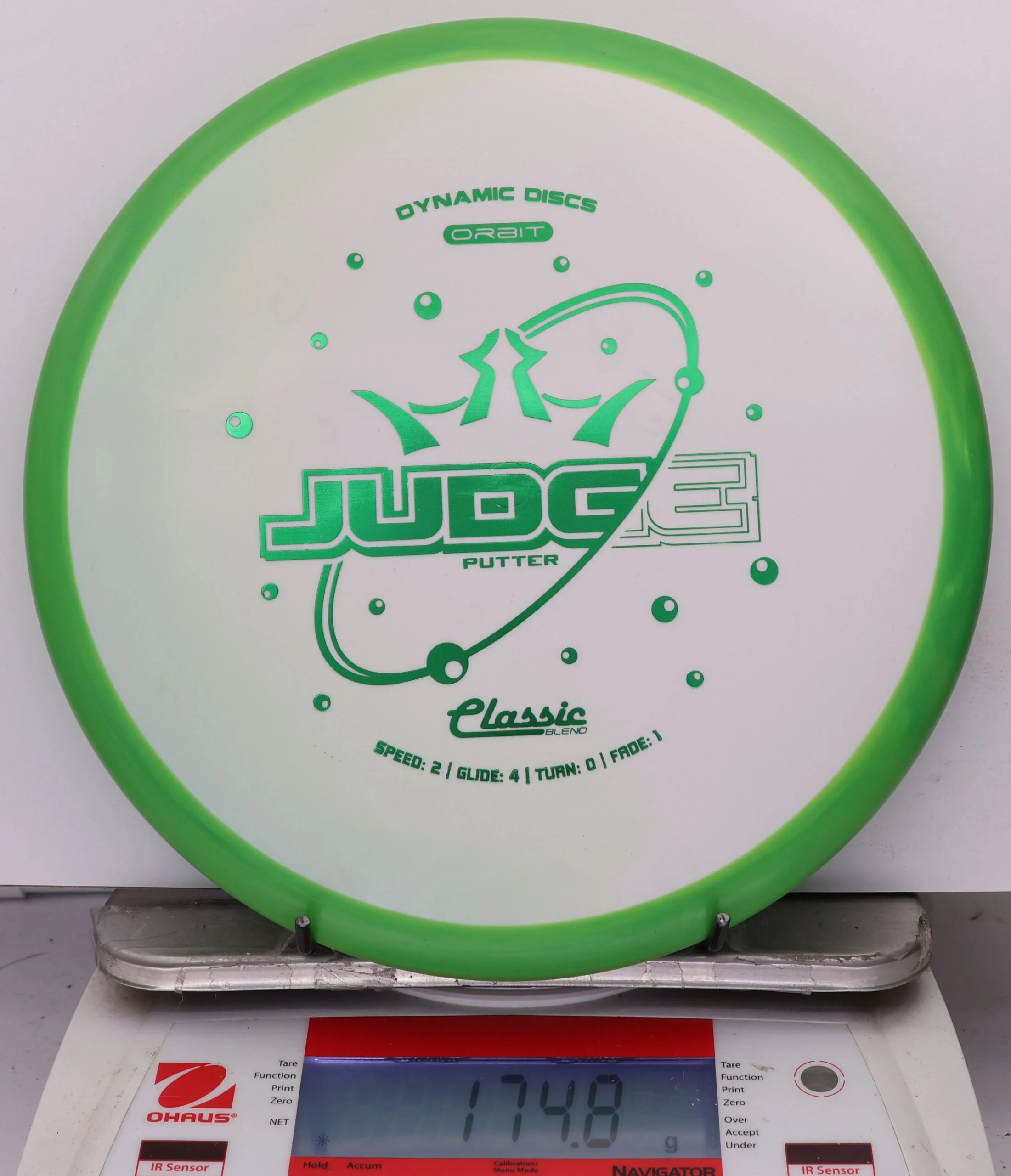 1006141 Classic Blend Orbit Judge - #236 Green-White, 175