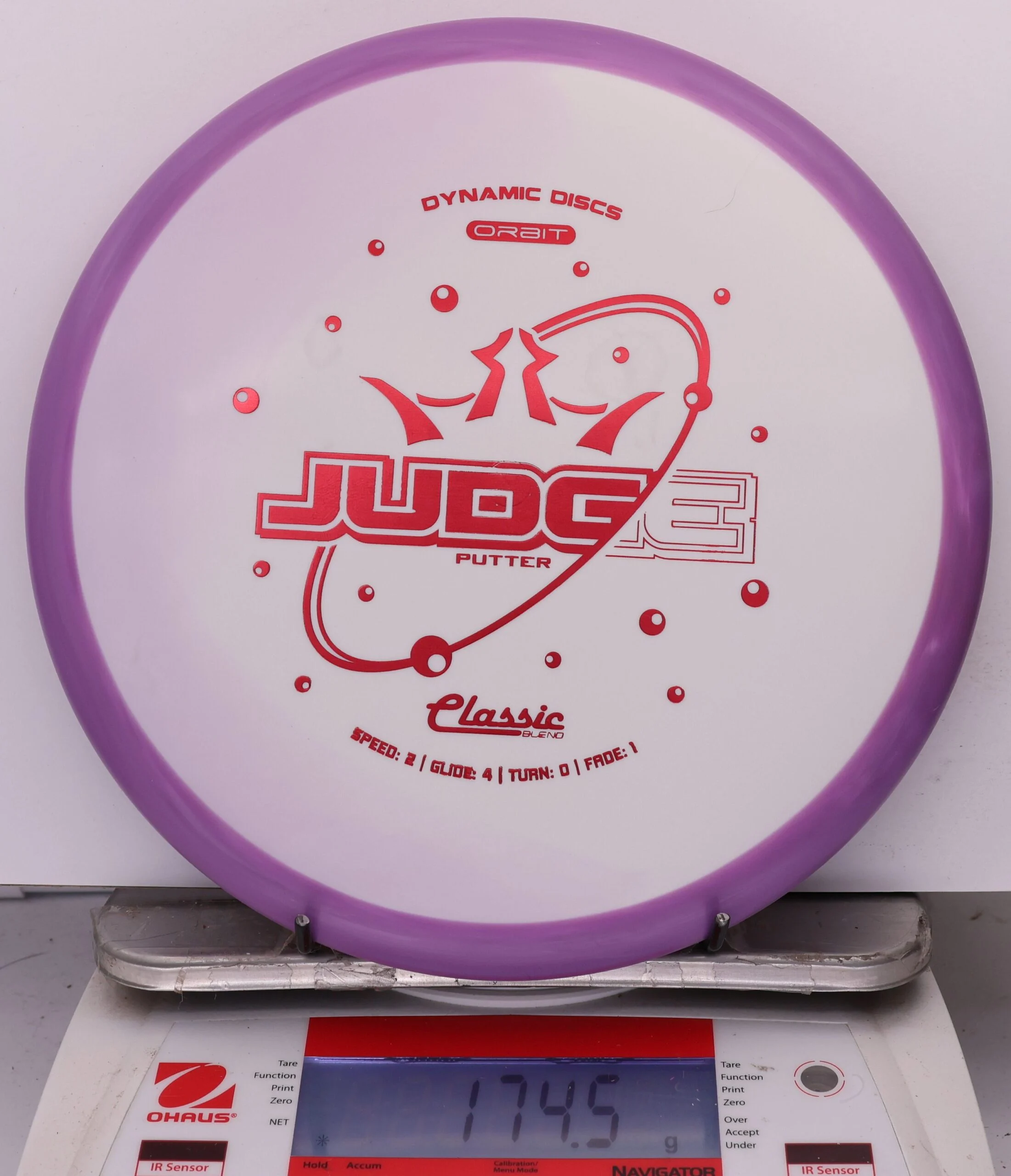 1006150 Classic Blend Orbit Judge - #242 Purple-White, 175