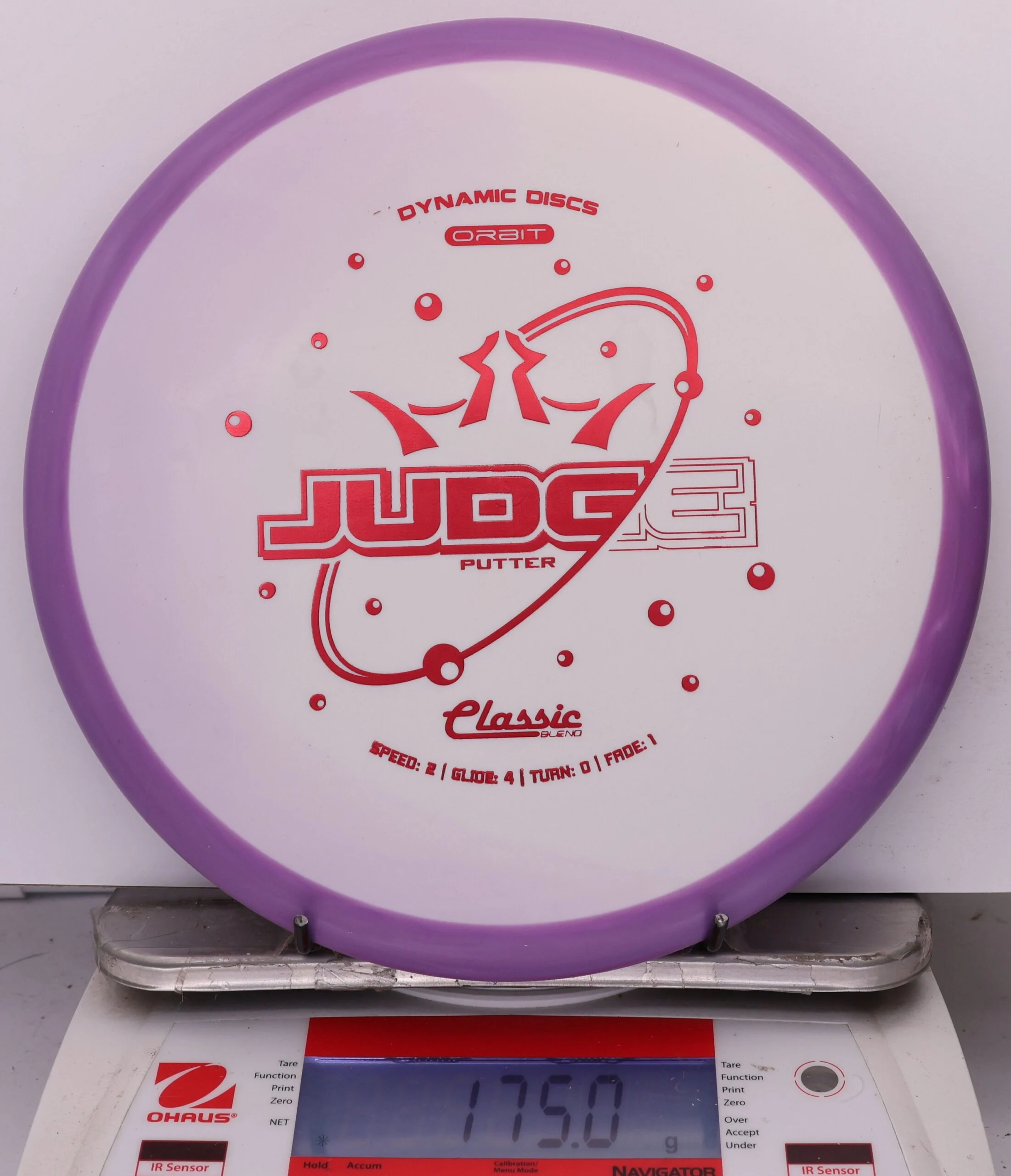 1006151 Classic Blend Orbit Judge - #243 Purple-White, 175