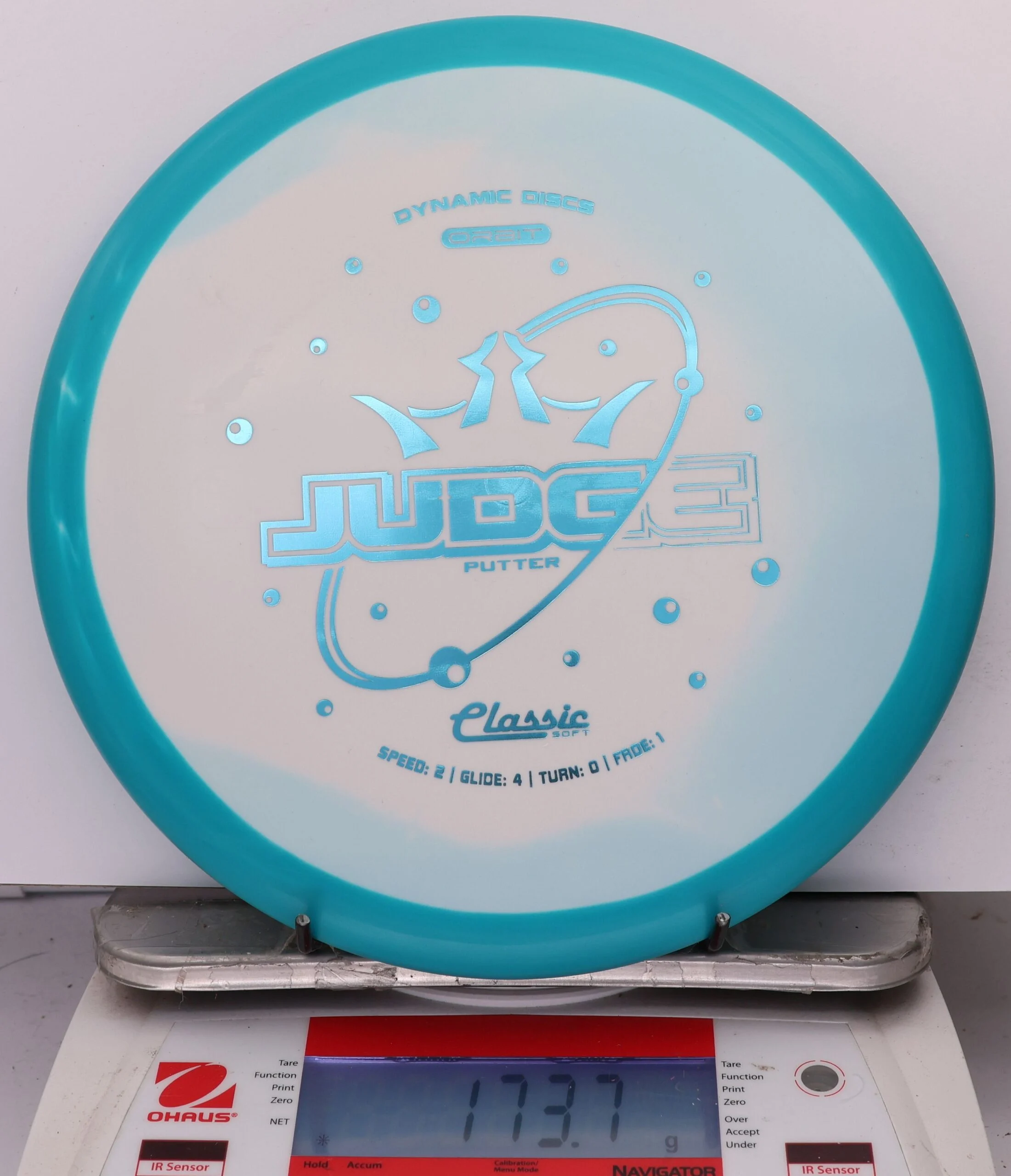 1006168 Classic Soft Orbit Judge - #241 Blue-White, 174