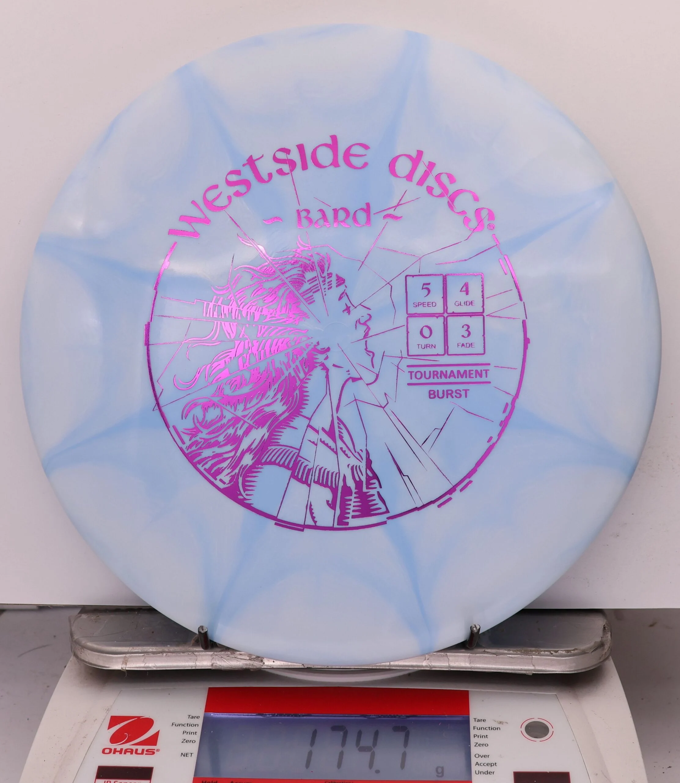 1007495 Tournament Burst Bard, High Pitch - #237 LtBlue, 175
