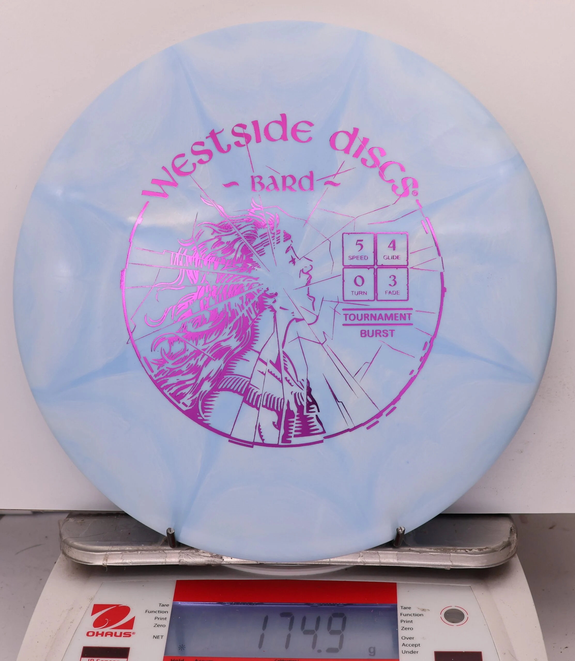 1007496 Tournament Burst Bard, High Pitch - #238 LtBlue, 175