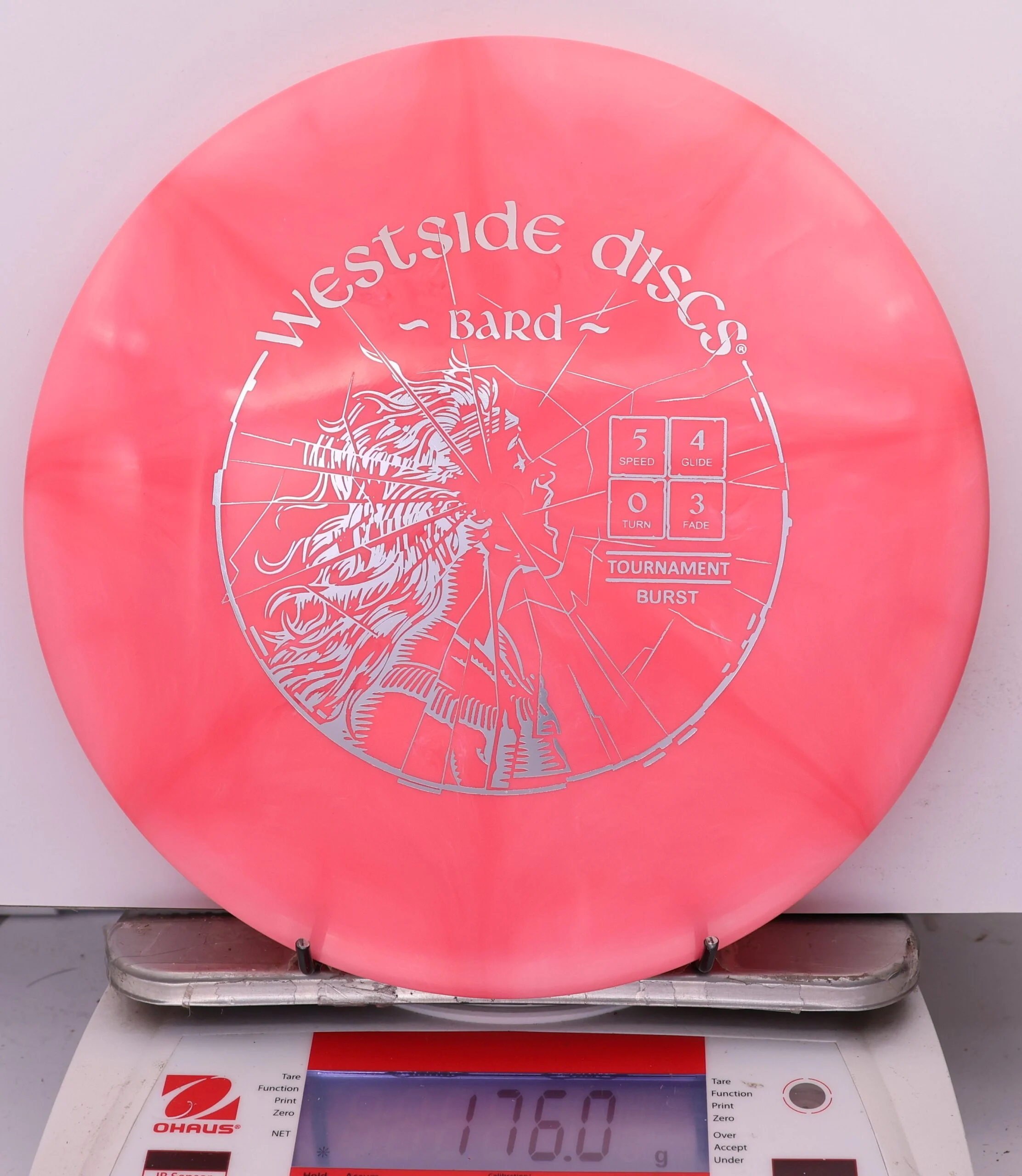 1007498 Tournament Burst Bard, High Pitch - #240 LtRed, 176