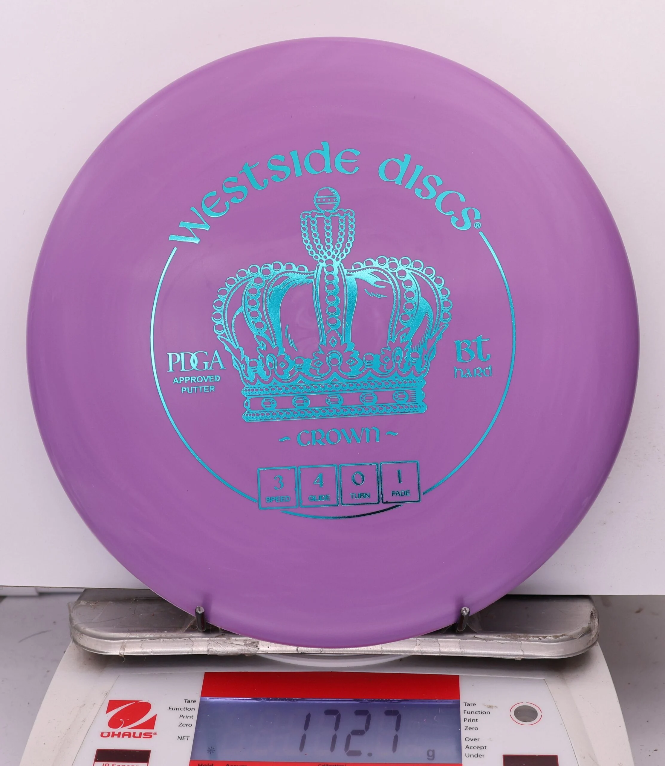 1007676 Bt Hard Crown - #238 Purple, 173