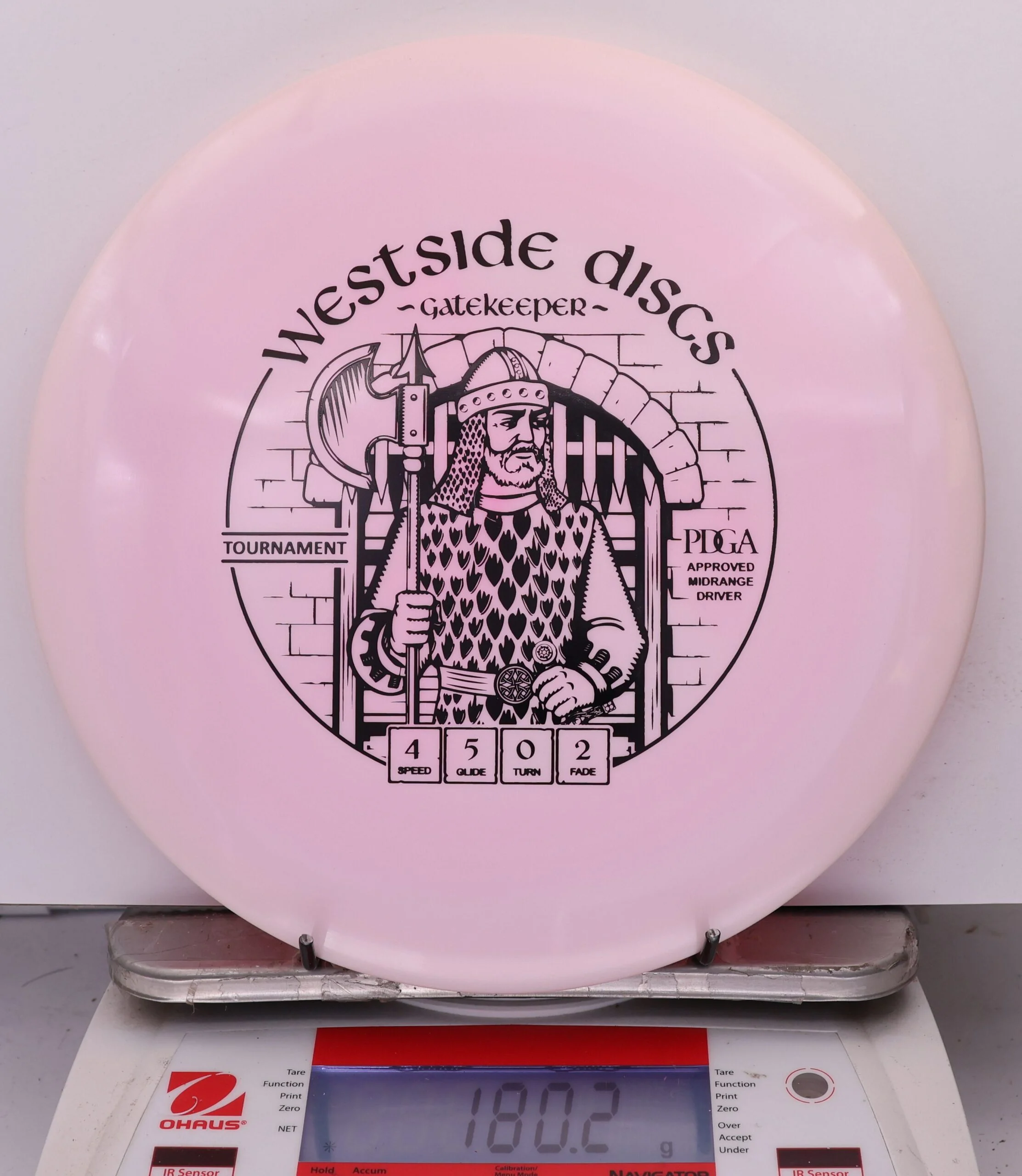 1007771 Tournament Gatekeeper - #240 LtPink, 180