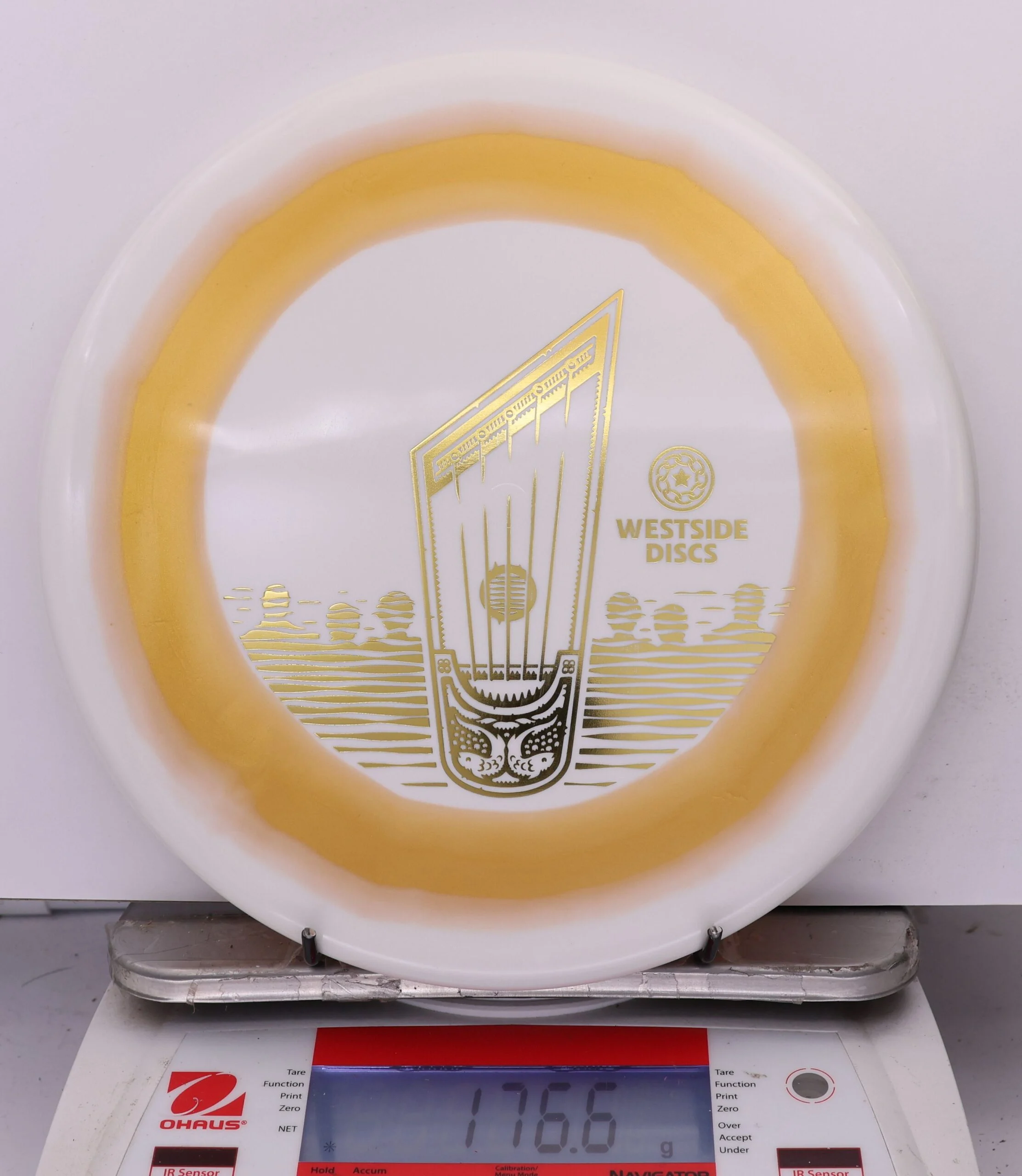1008220 Tournament Ring Harp - #238 Gold-White, 177