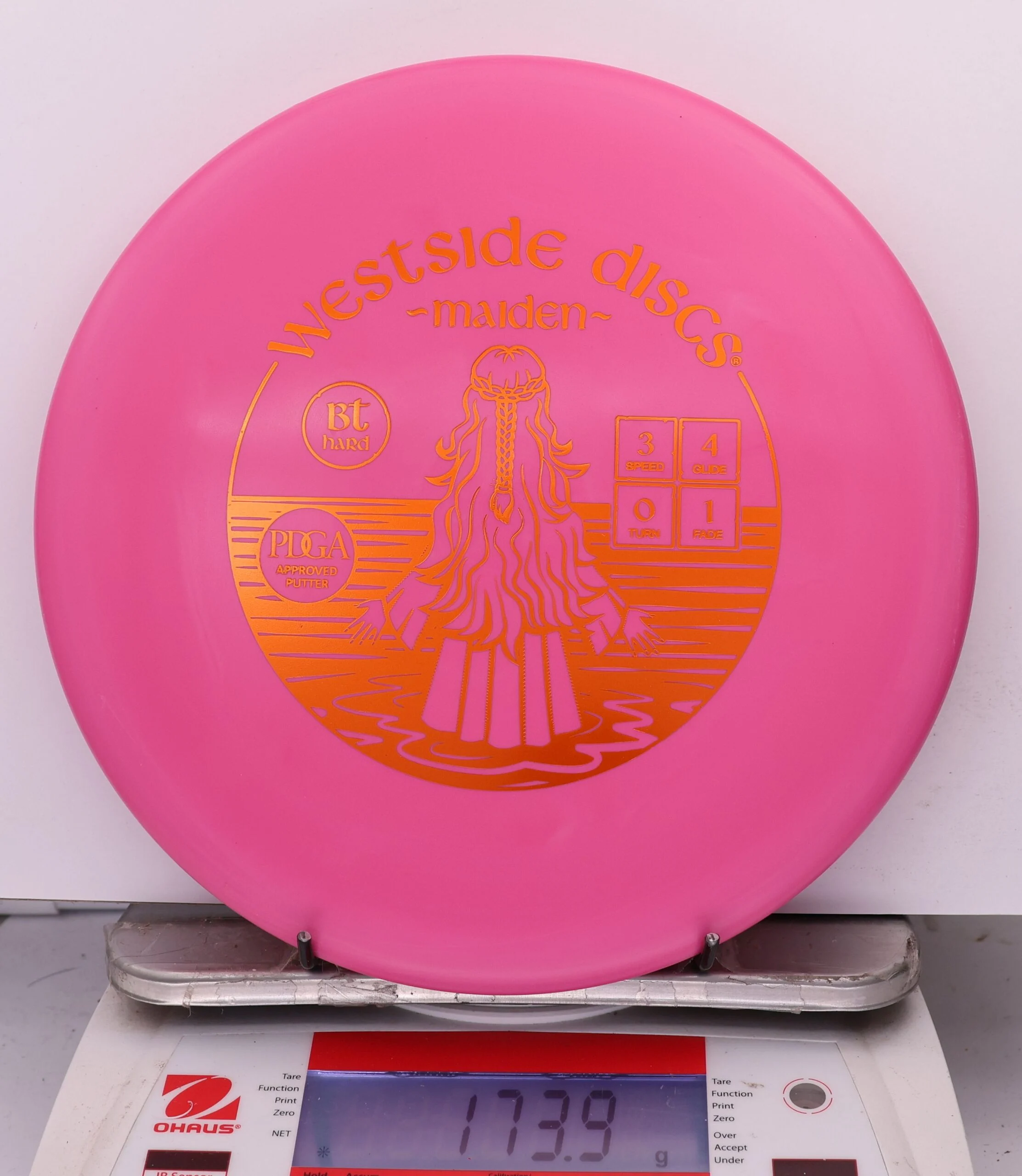 1008307 Bt Hard Maiden - #249 LtRed, 174
