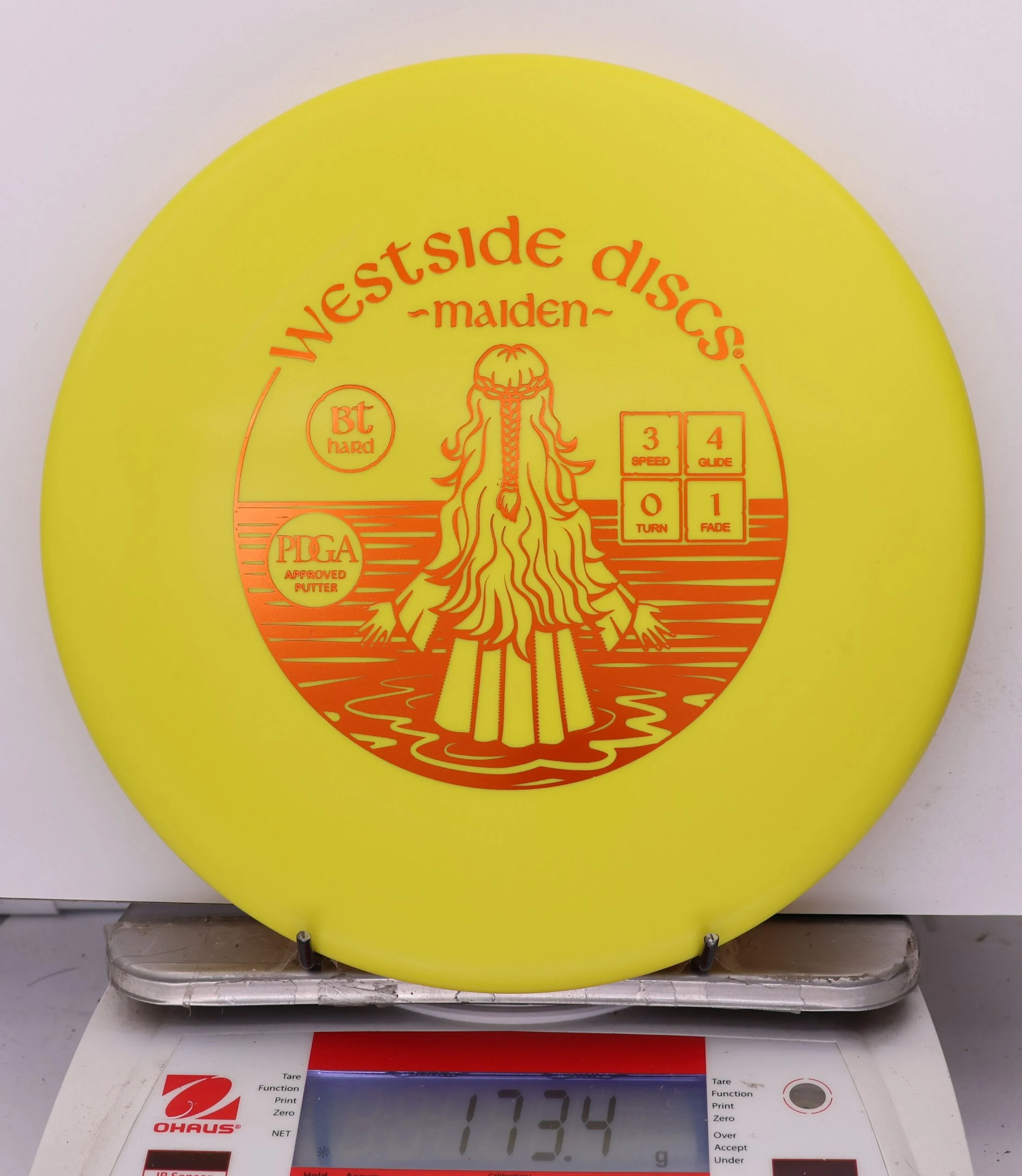 1008331 Bt Hard Maiden - #254 Yellow, 173