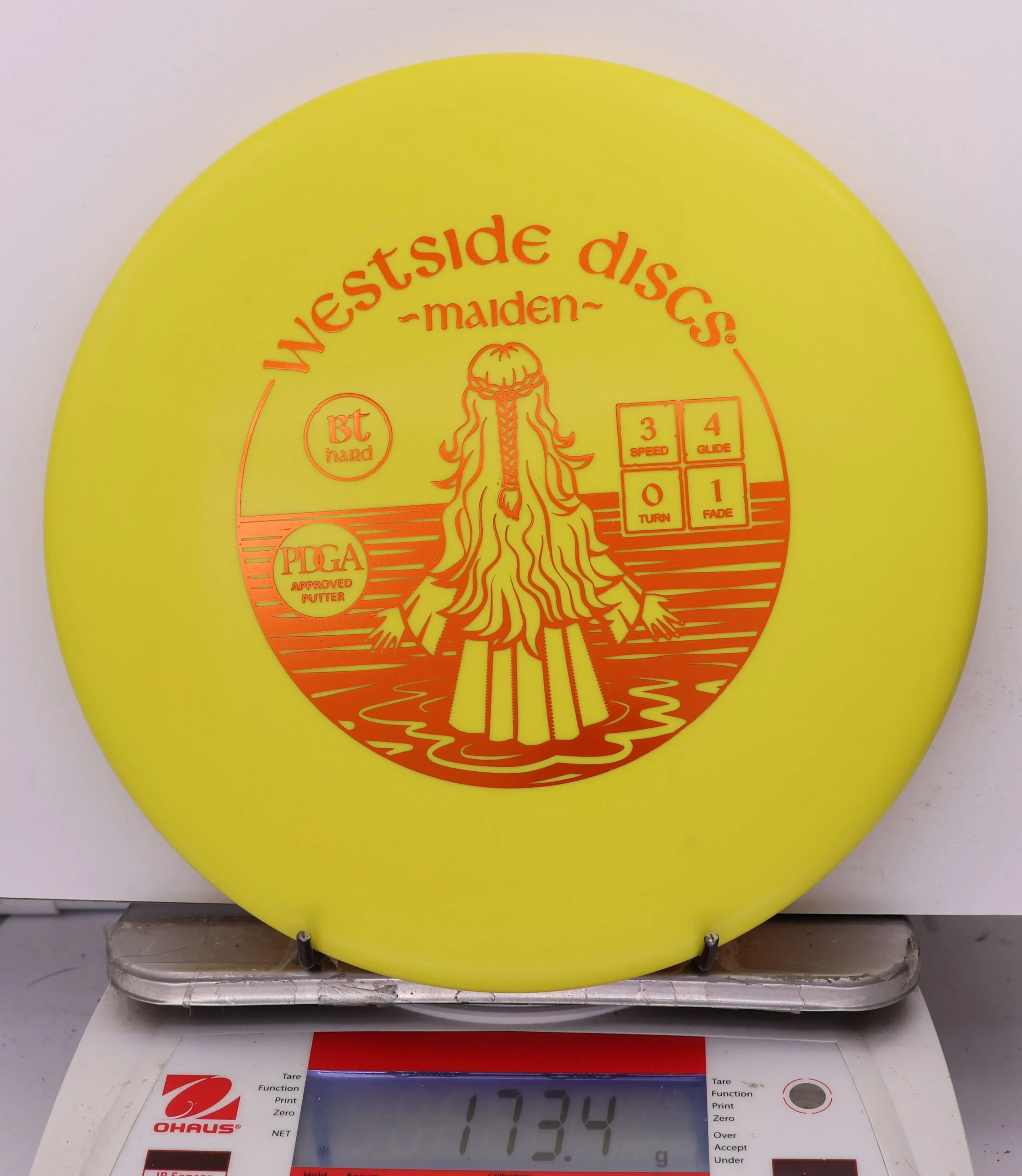 1008332 Bt Hard Maiden - #255 Yellow, 173