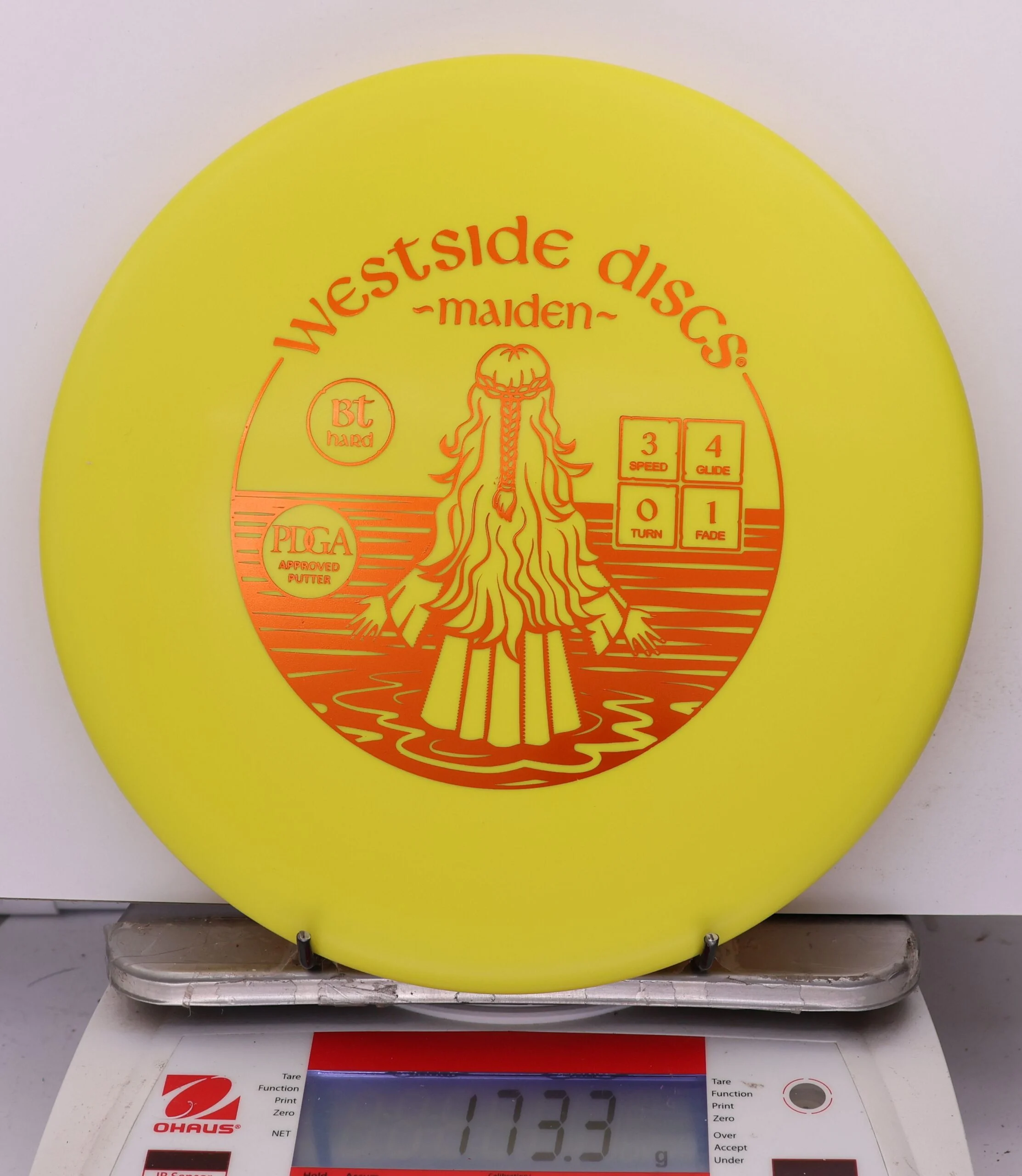 1008352 Bt Hard Maiden - #256 Yellow, 173