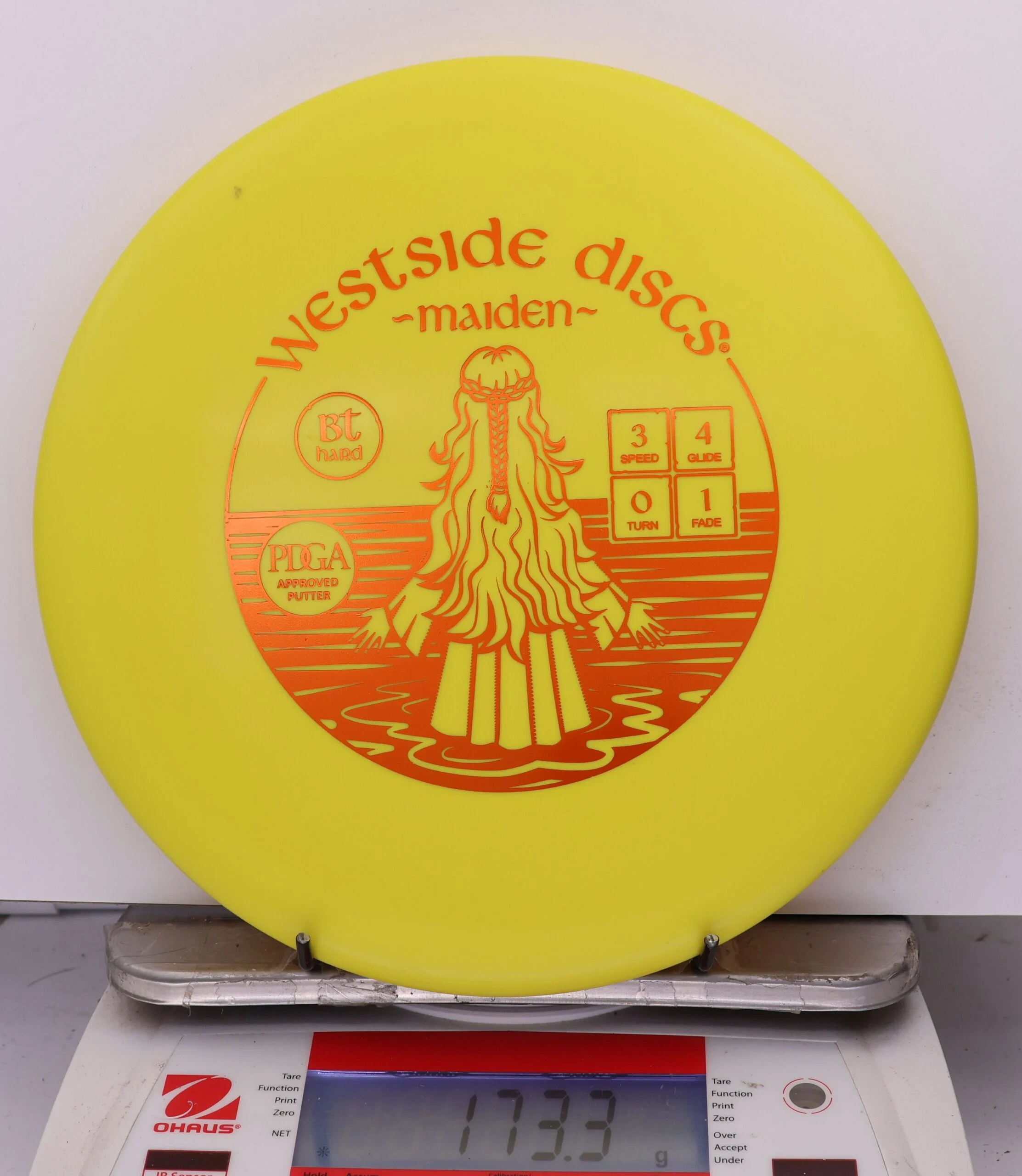 1008353 Bt Hard Maiden - #257 Yellow, 173
