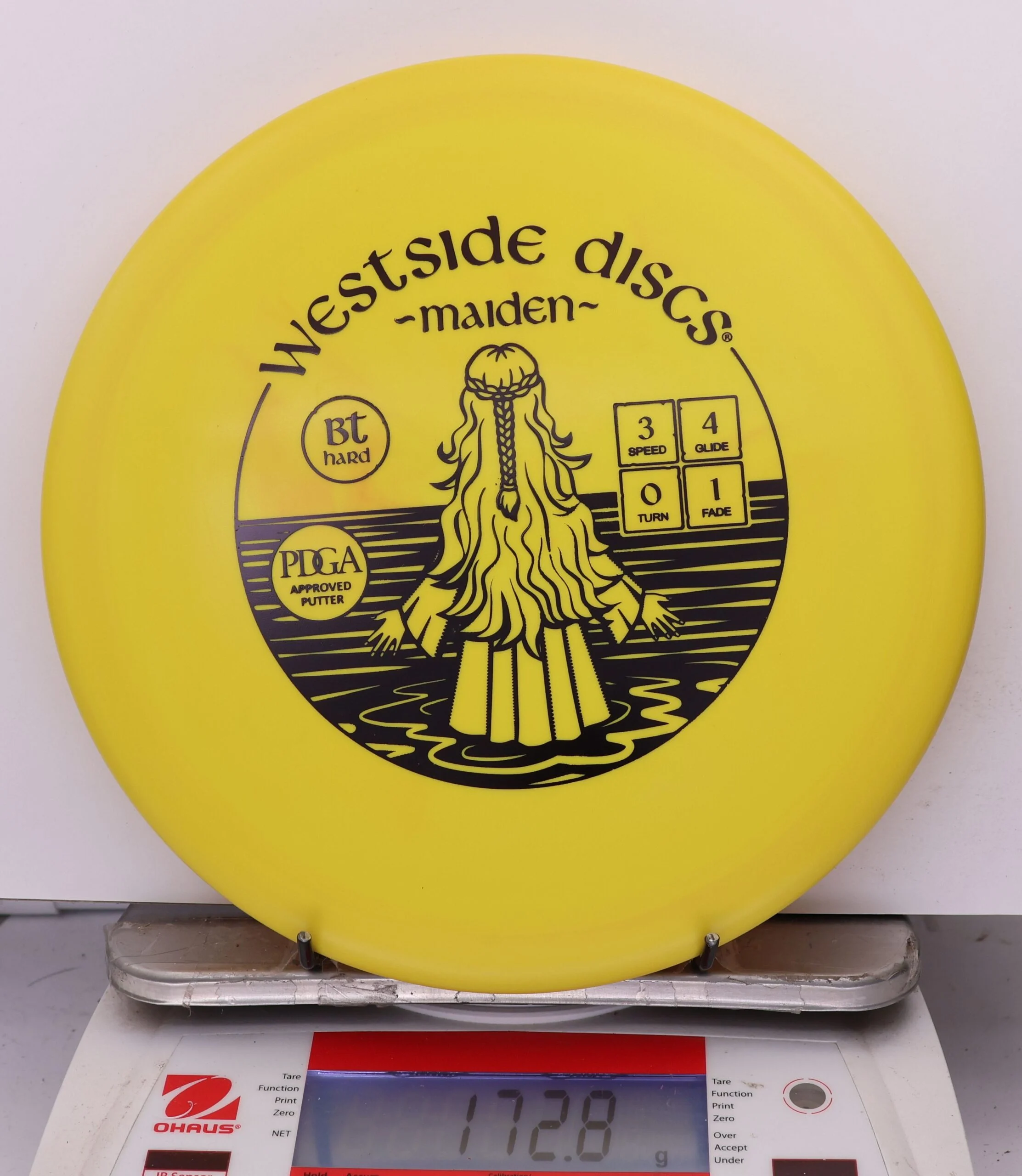 1008354 Bt Hard Maiden - #258 Yellow, 173