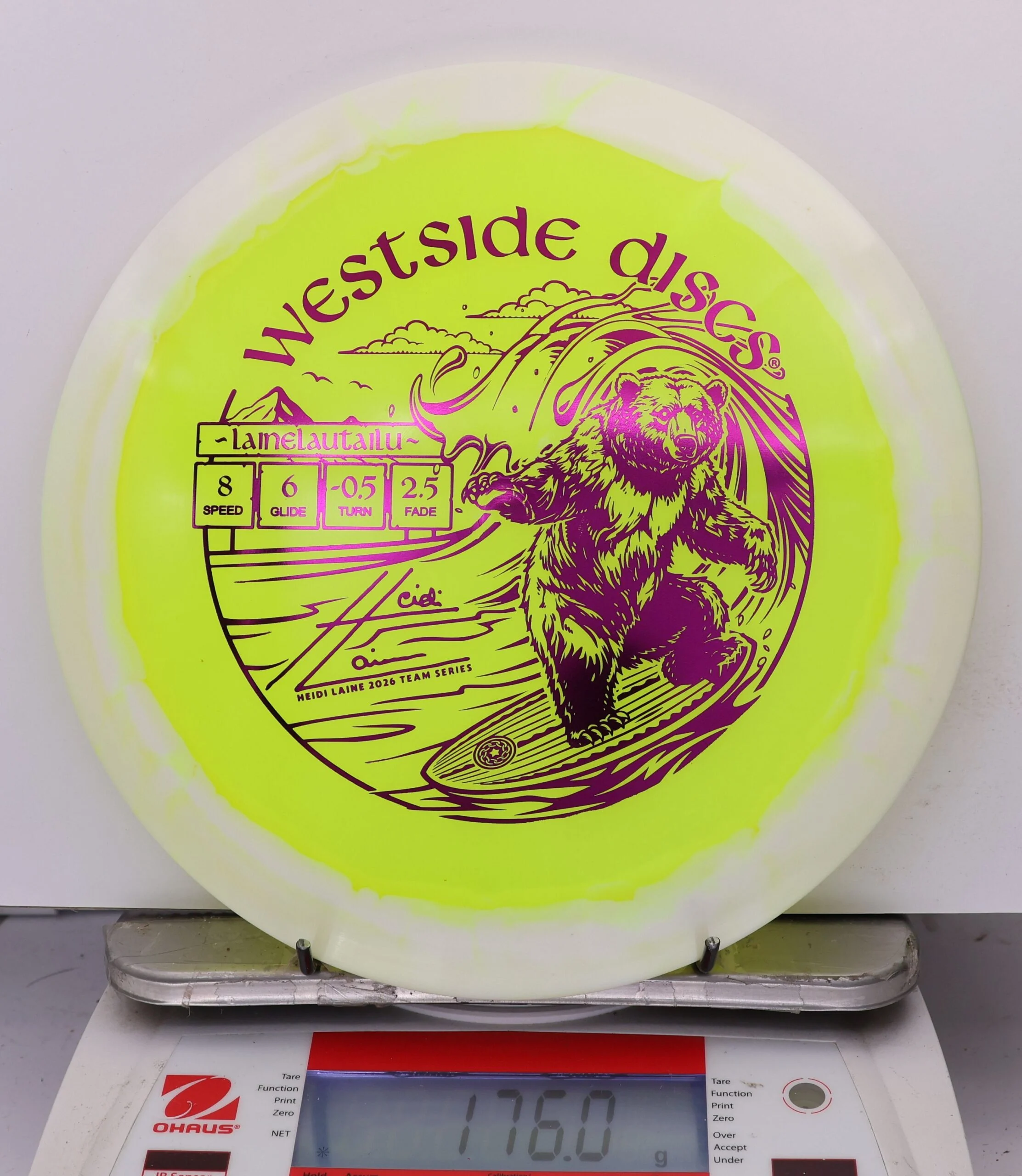 1008459 VIP-X Orbit Bear, Heidi Laine 2026 Team Series - #238 White-NYellow, 176