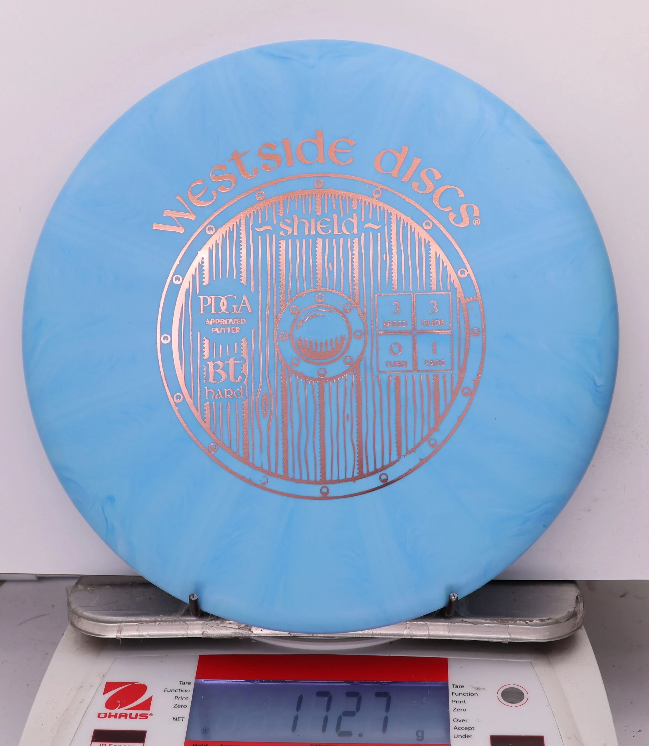 1008581 Bt Hard Burst Shield - #236 LtBlue, 173