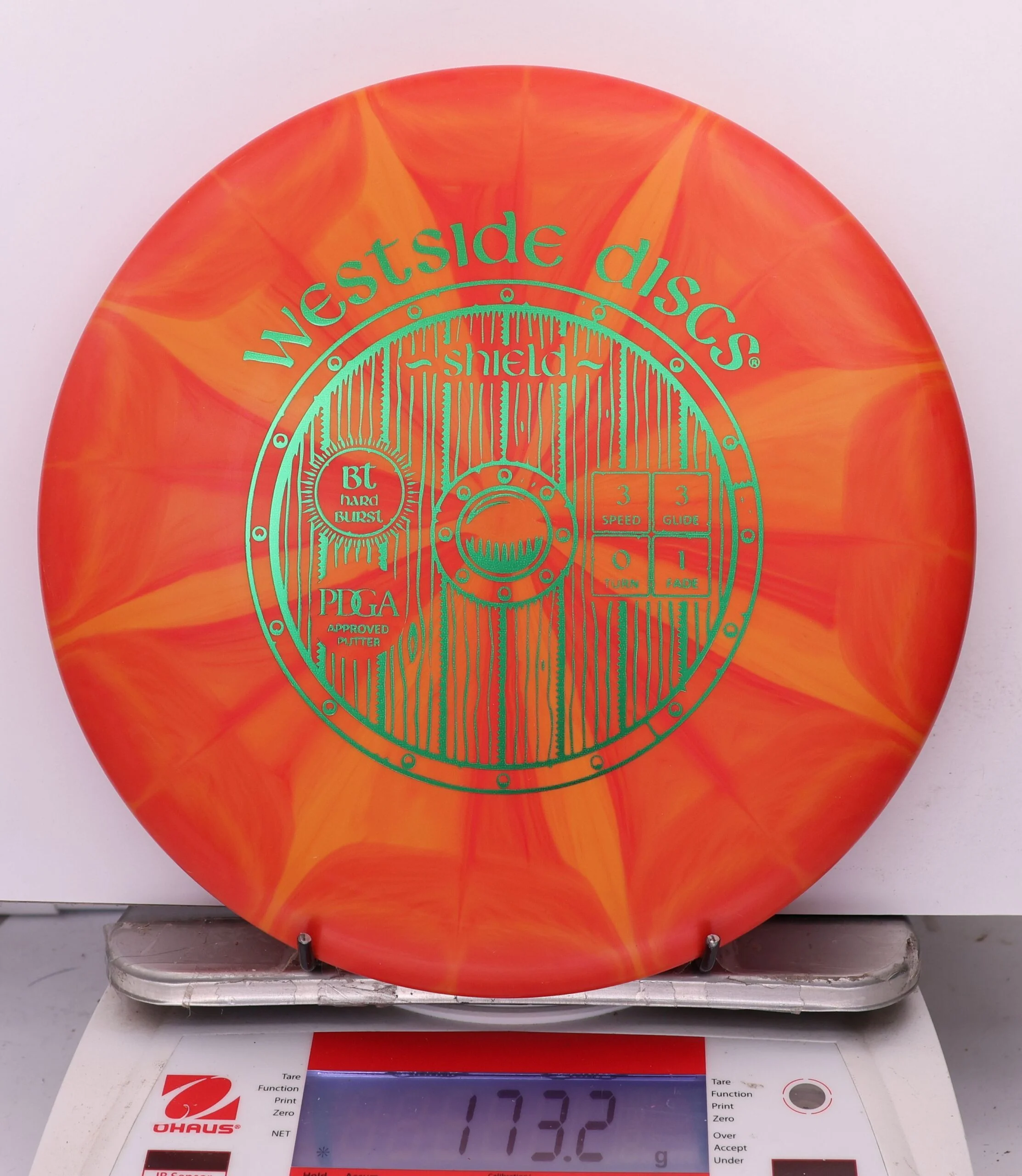 1008582 Bt Hard Burst Shield - #237 Orange, 173