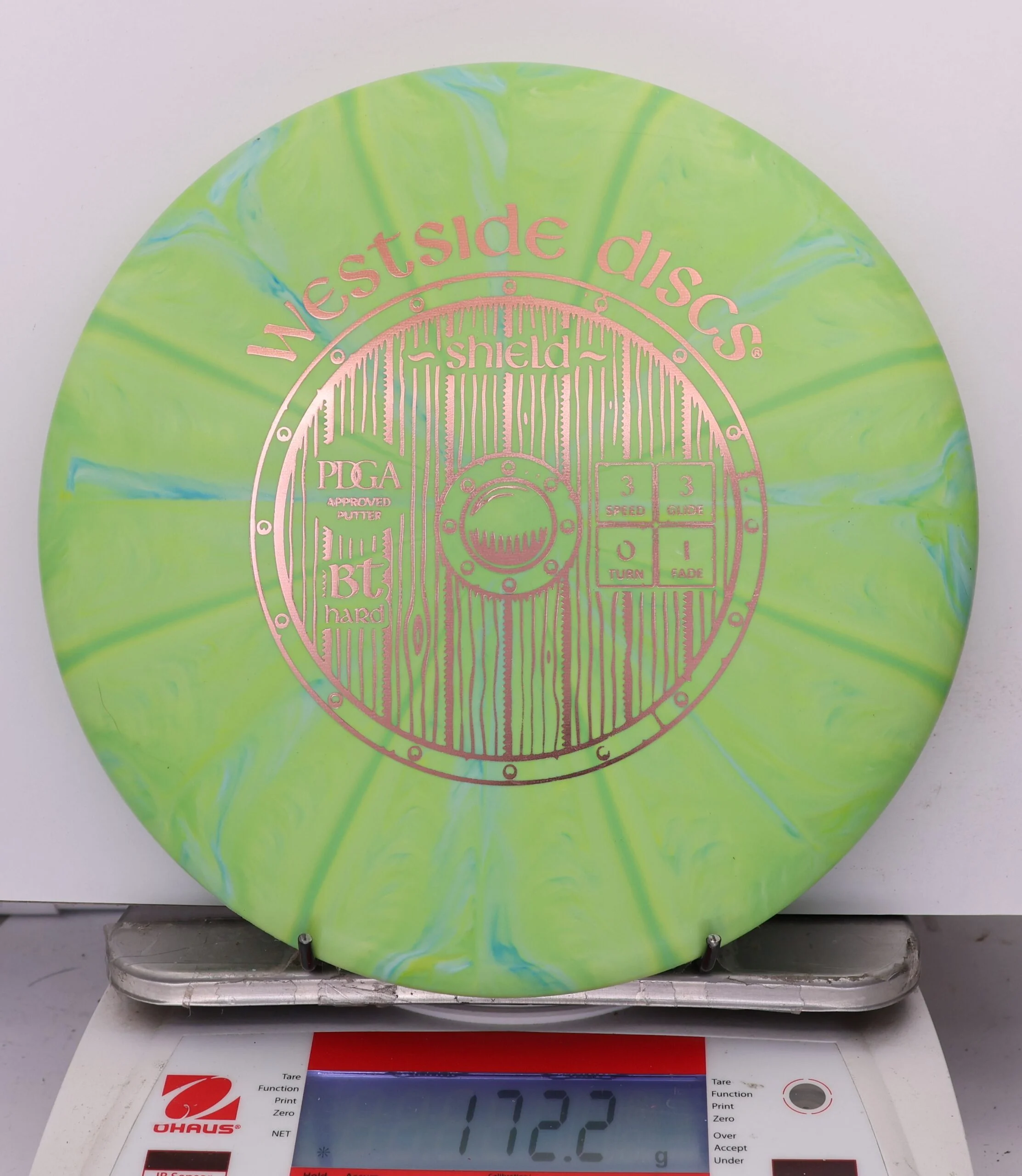 1008585 Bt Hard Burst Shield - #240 Green, 172