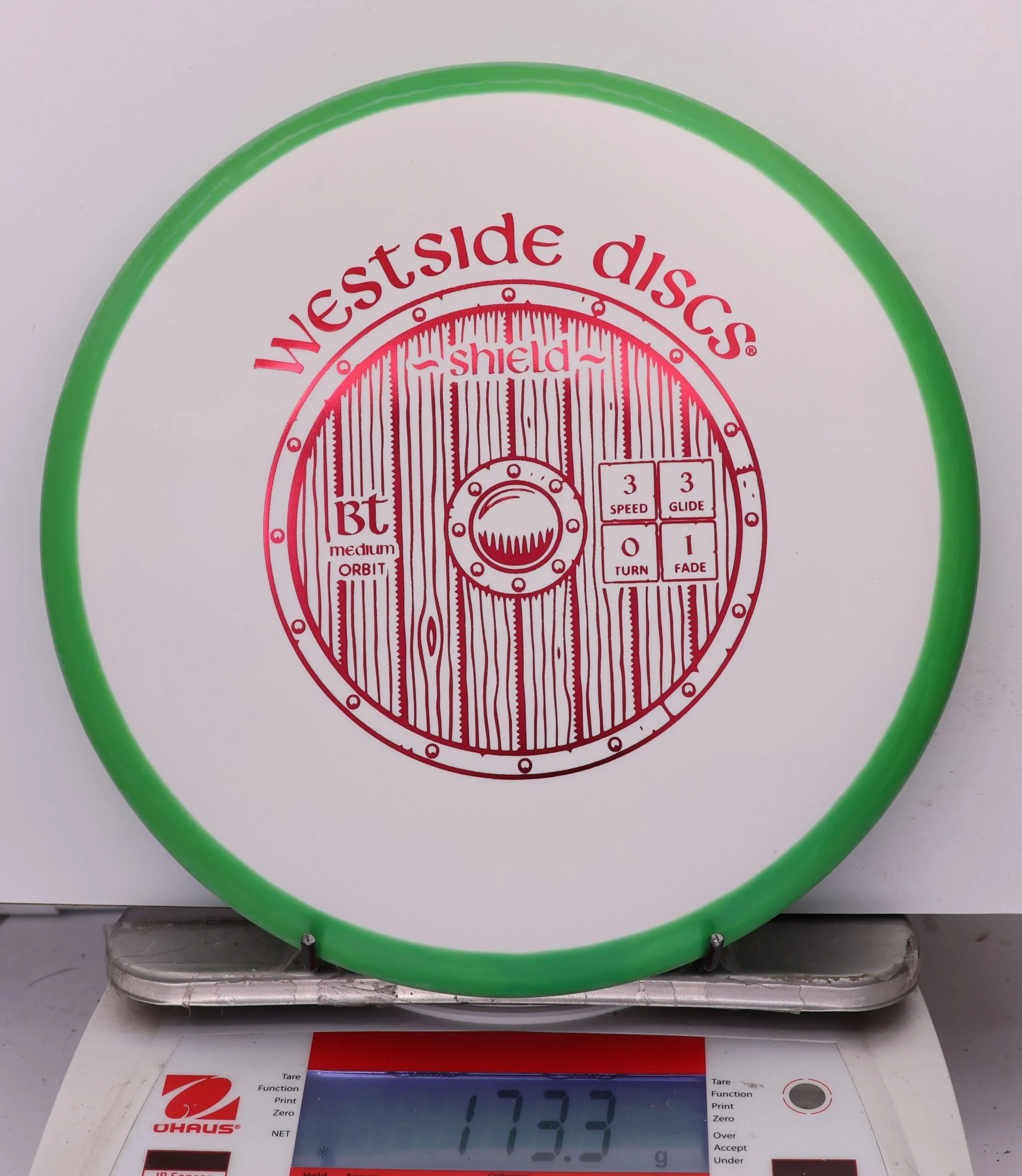 1008594 BT Medium Orbit Shield - #239 Green-White, 173