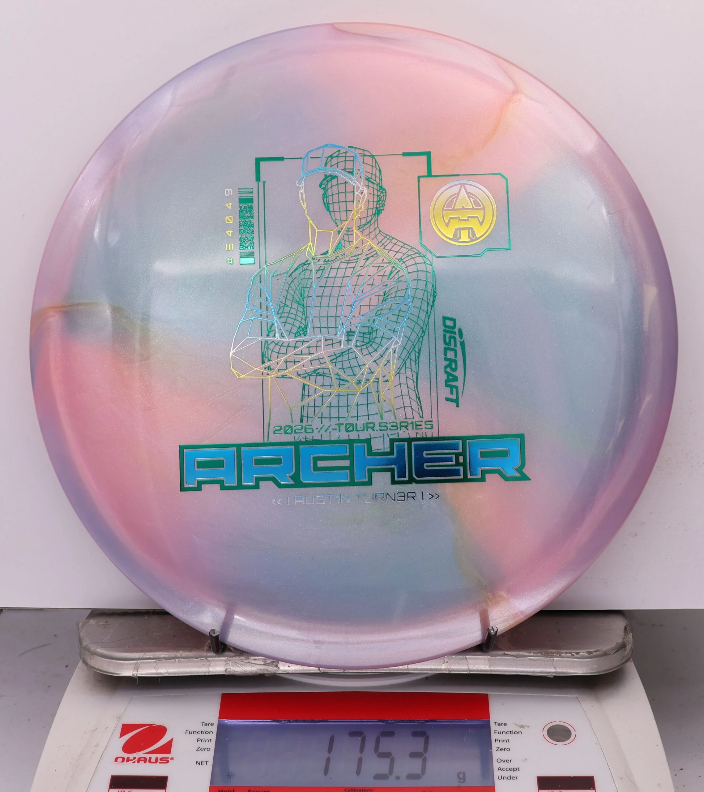 1009369 Big Z Titanium Archer, Austin Turner 2026 Tour Series V2 - #01 PinkBlue, 175
