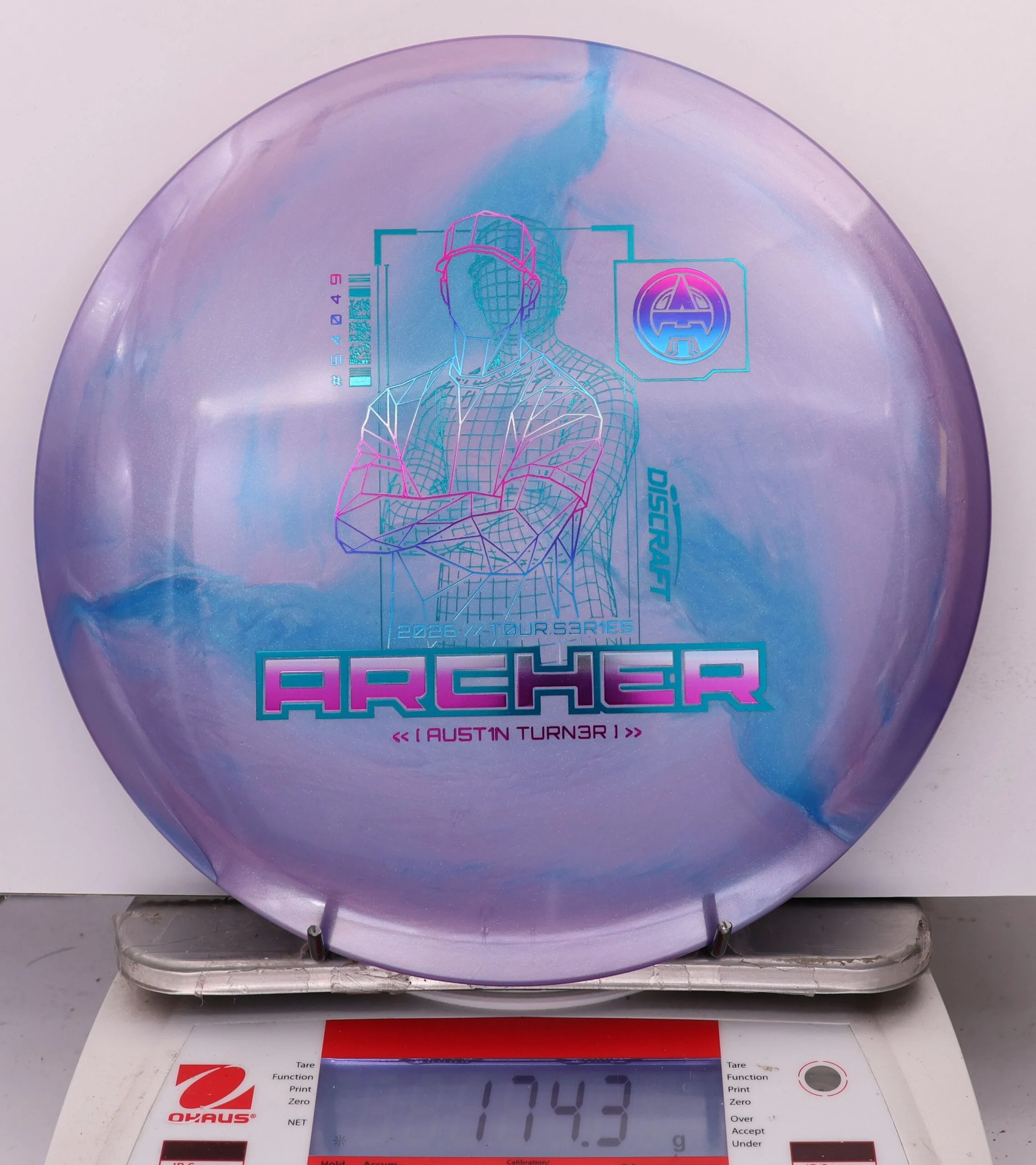1009390 Big Z Titanium Archer, Austin Turner 2026 Tour Series V2 - #04 PurpleBlue, 174