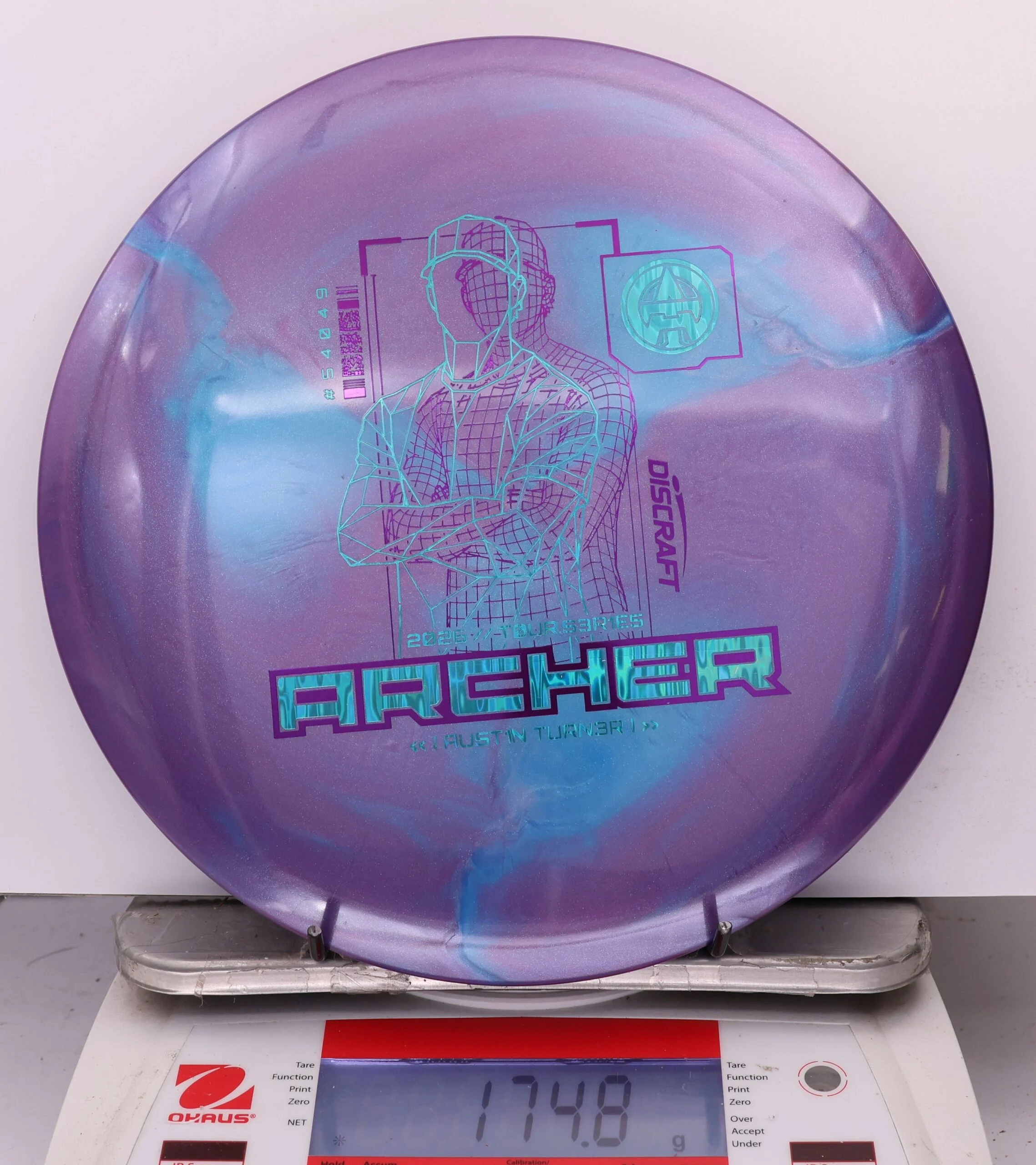 1009391 Big Z Titanium Archer, Austin Turner 2026 Tour Series V2 - #05 PurpleBlue, 175