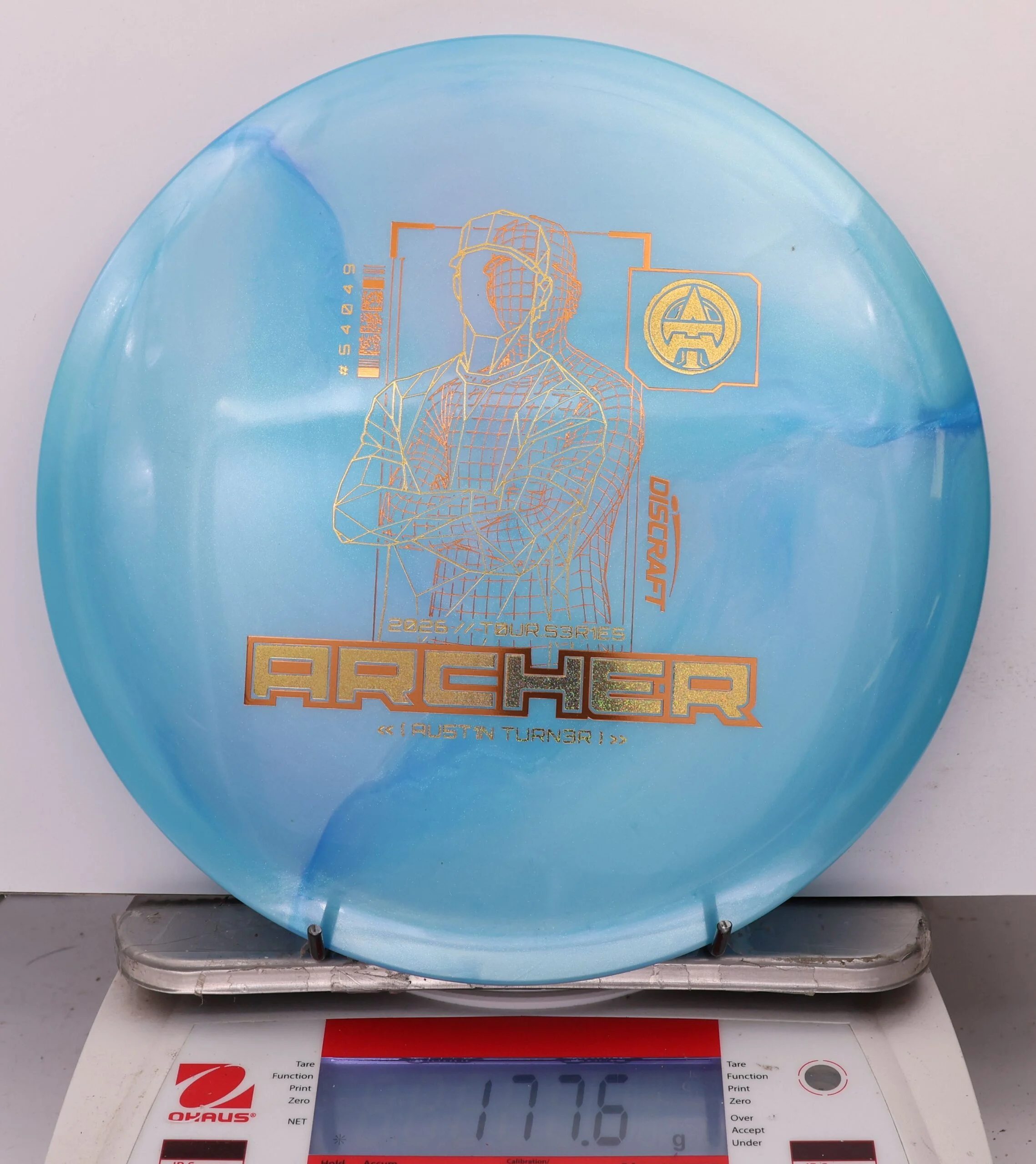 1009407 Big Z Titanium Archer, Austin Turner 2026 Tour Series V2 - #07 LtBlue, 178