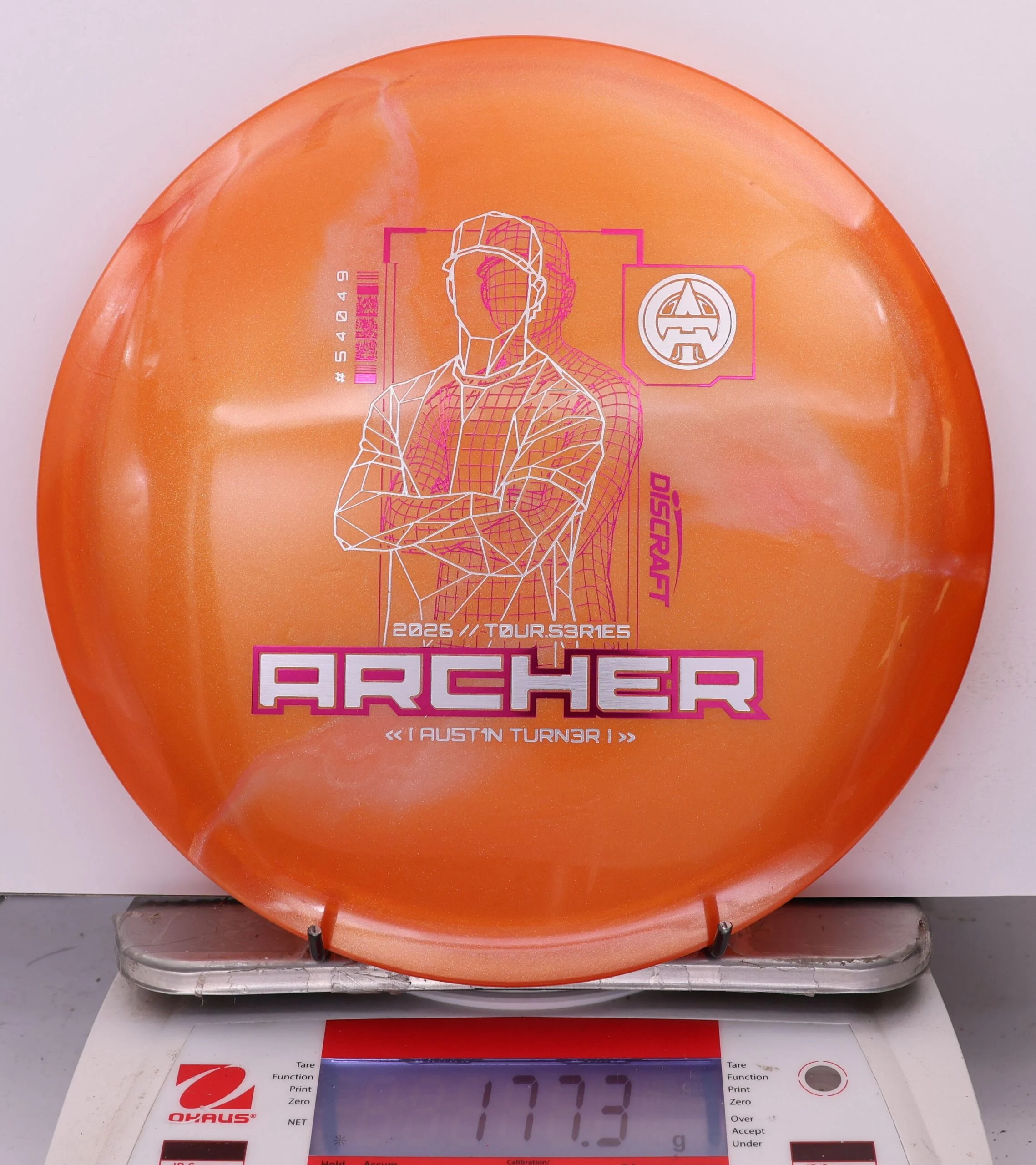 1009410 Big Z Titanium Archer, Austin Turner 2026 Tour Series V2 - #10 Orange, 177