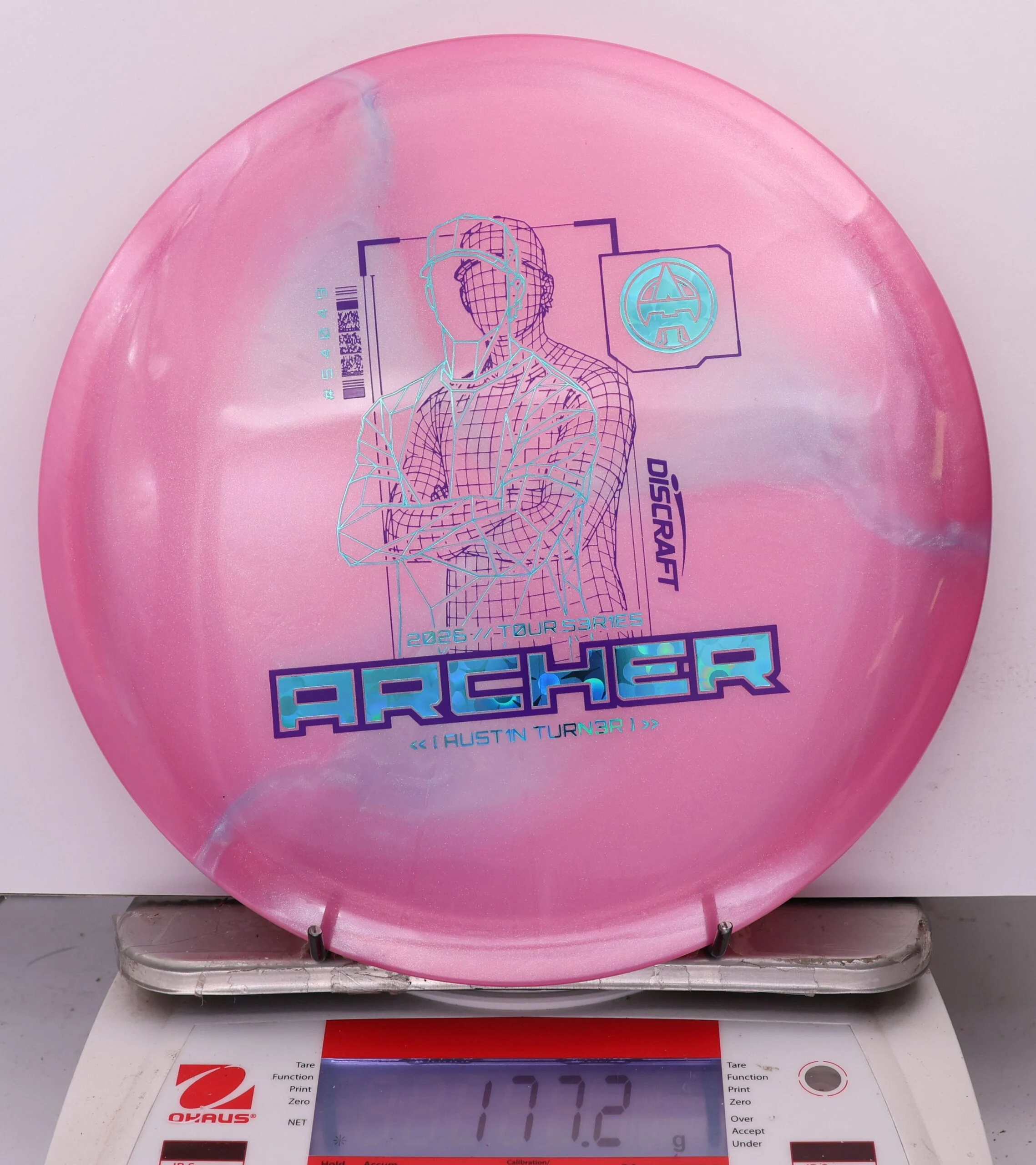 1009426 Big Z Titanium Archer, Austin Turner 2026 Tour Series V2 - #12 Pink, 177