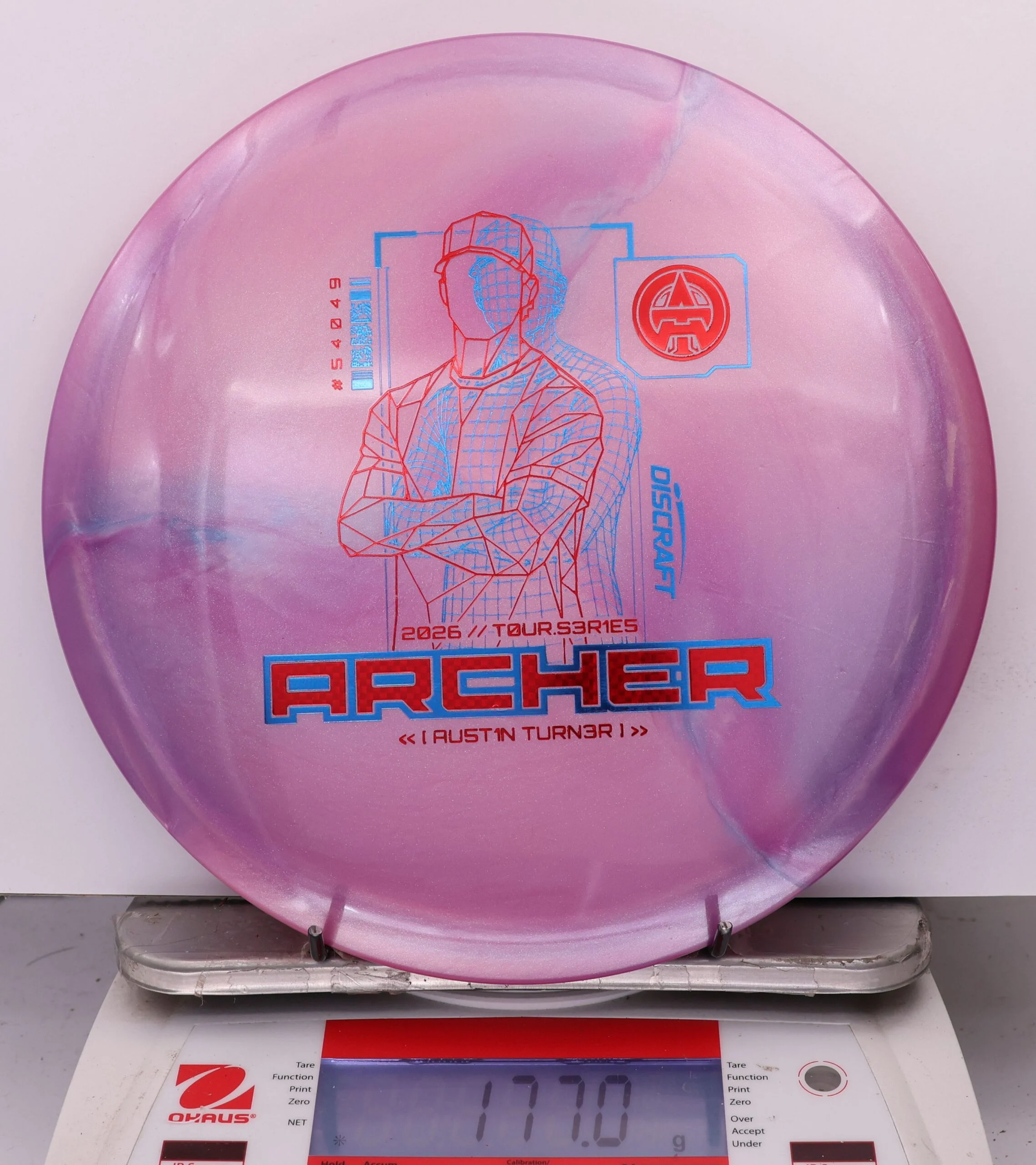 1009427 Big Z Titanium Archer, Austin Turner 2026 Tour Series V2 - #13 PinkPurple, 177